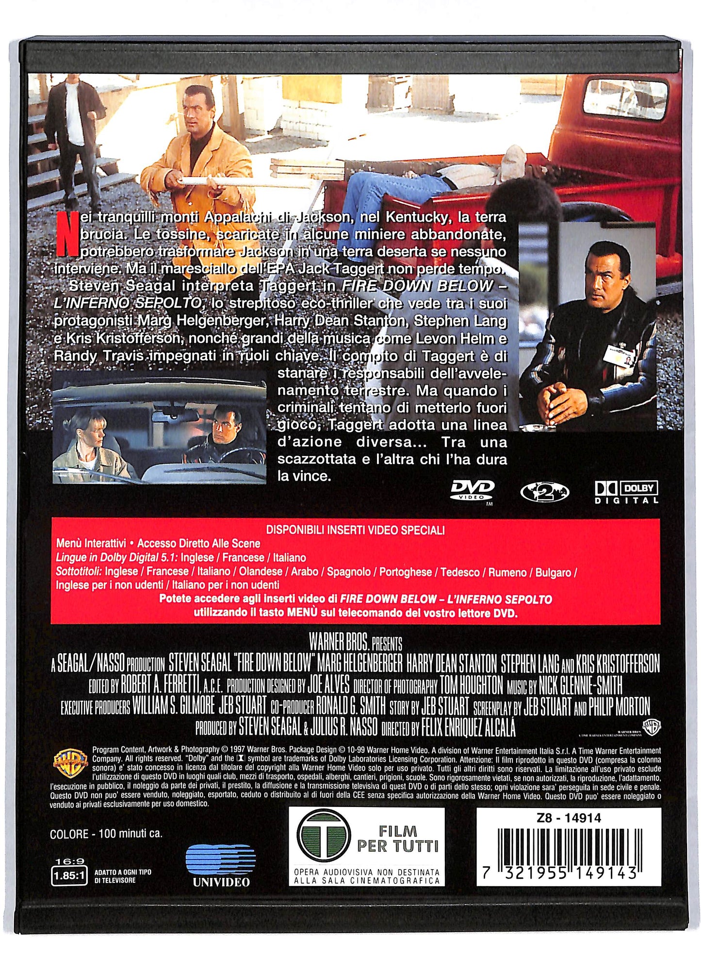 EBOND Fire Down Below - L'inferno Sepolto SNAPPER DVD DB600939