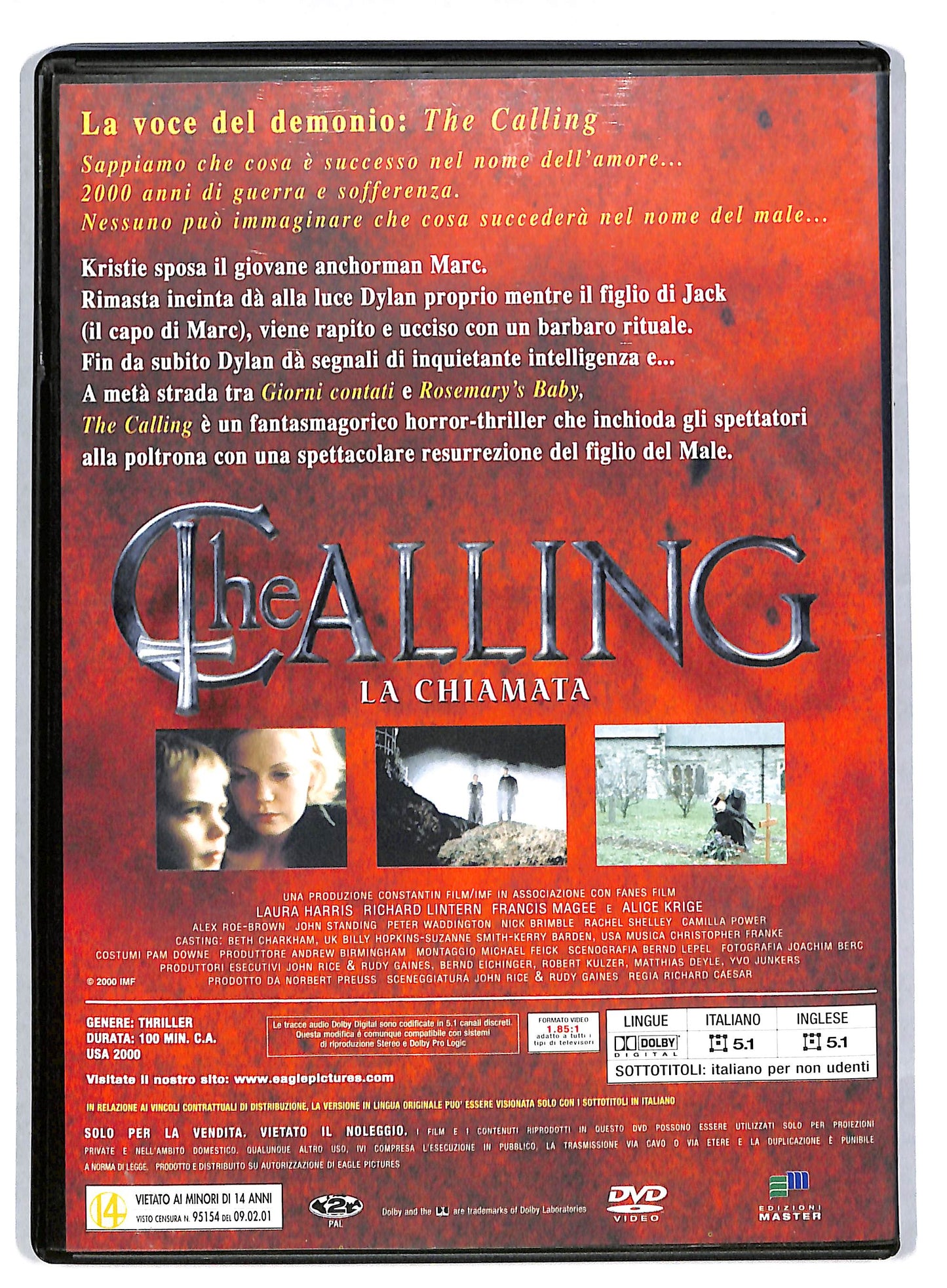 EBOND The Calling - La chiamata EDITORIALE DVD DB600947