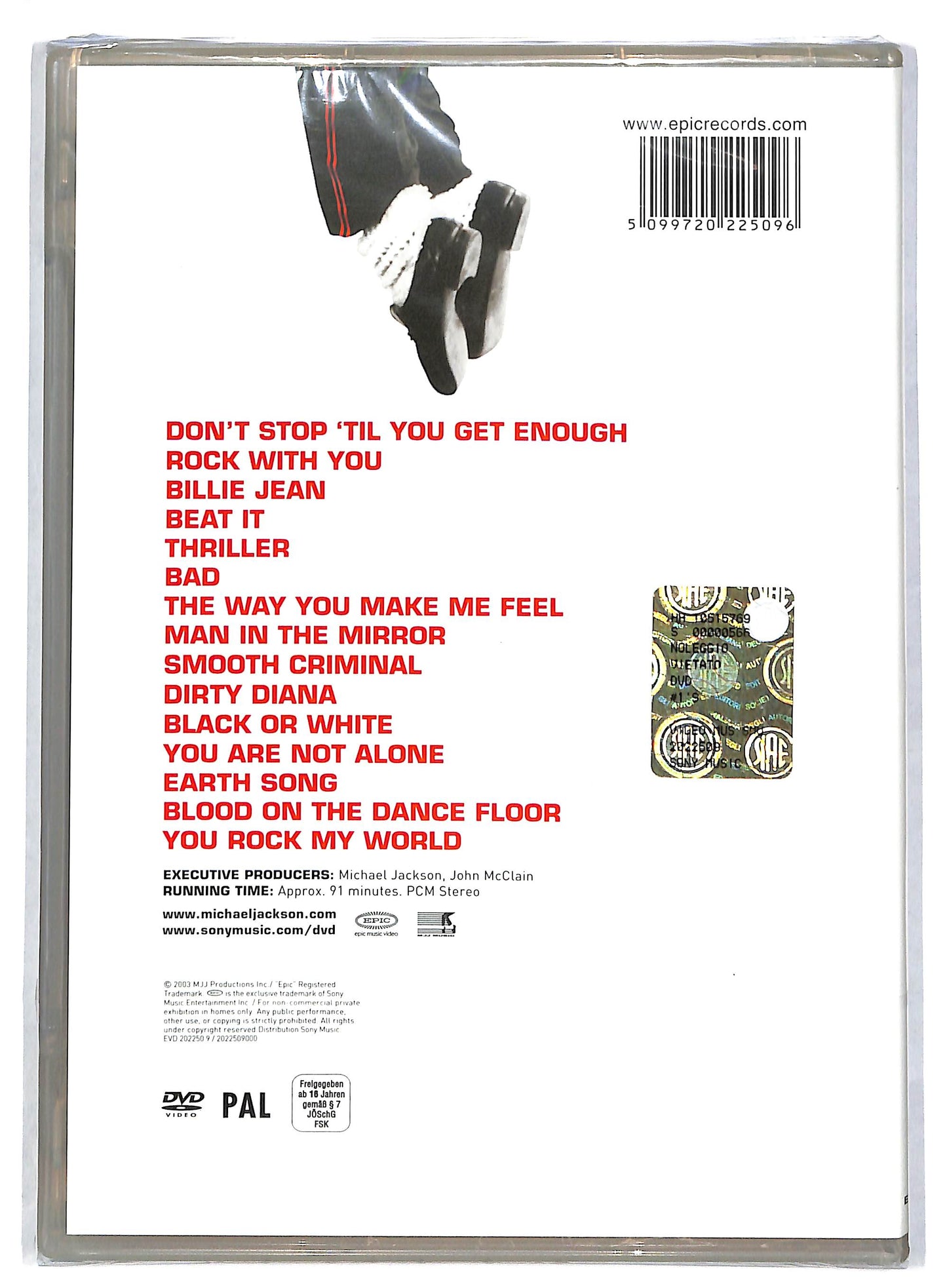 EBOND Michael Jackson - Number Ones DVD DB600972