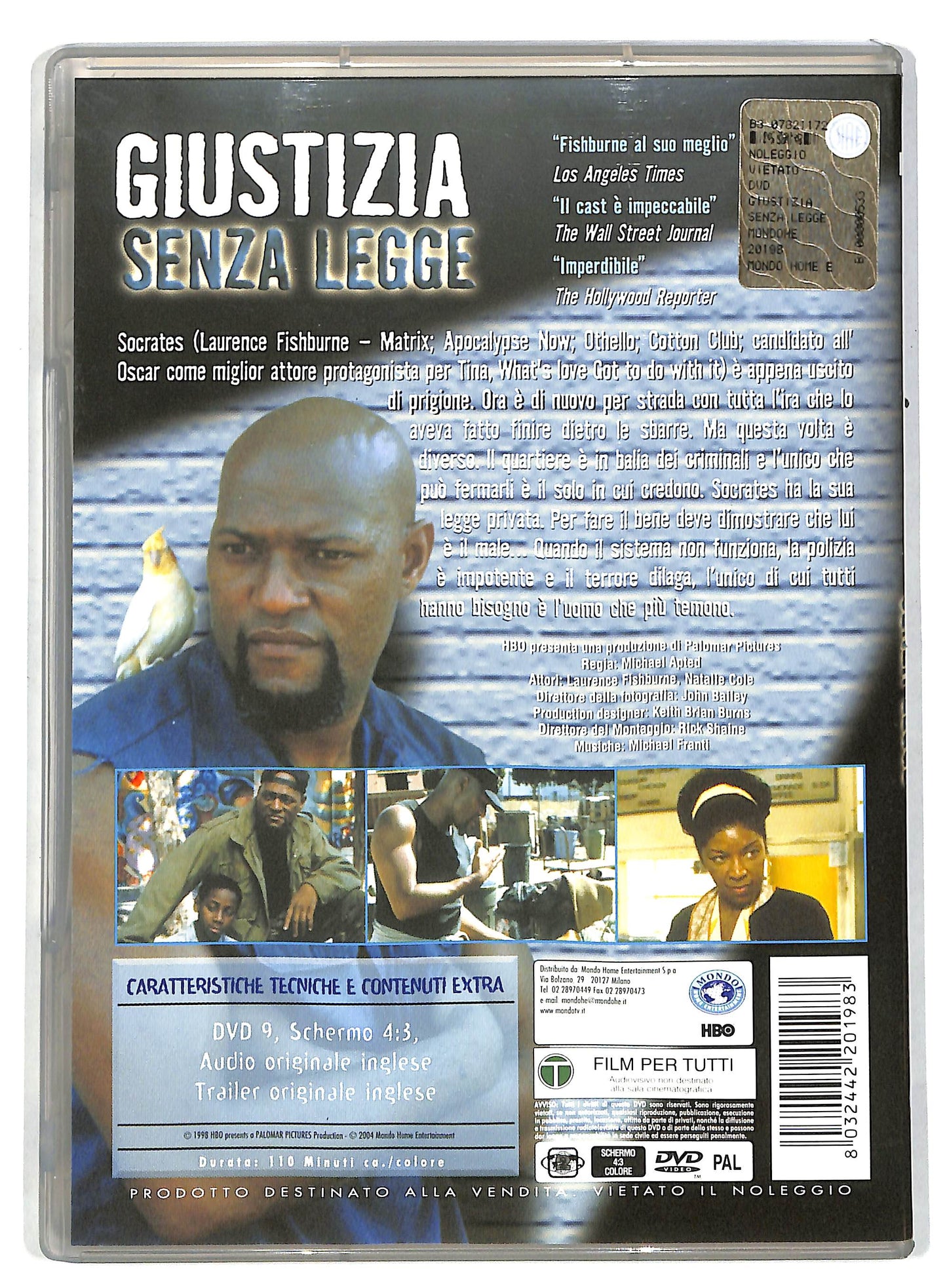 EBOND Giustizia senza legge DVD DB601103