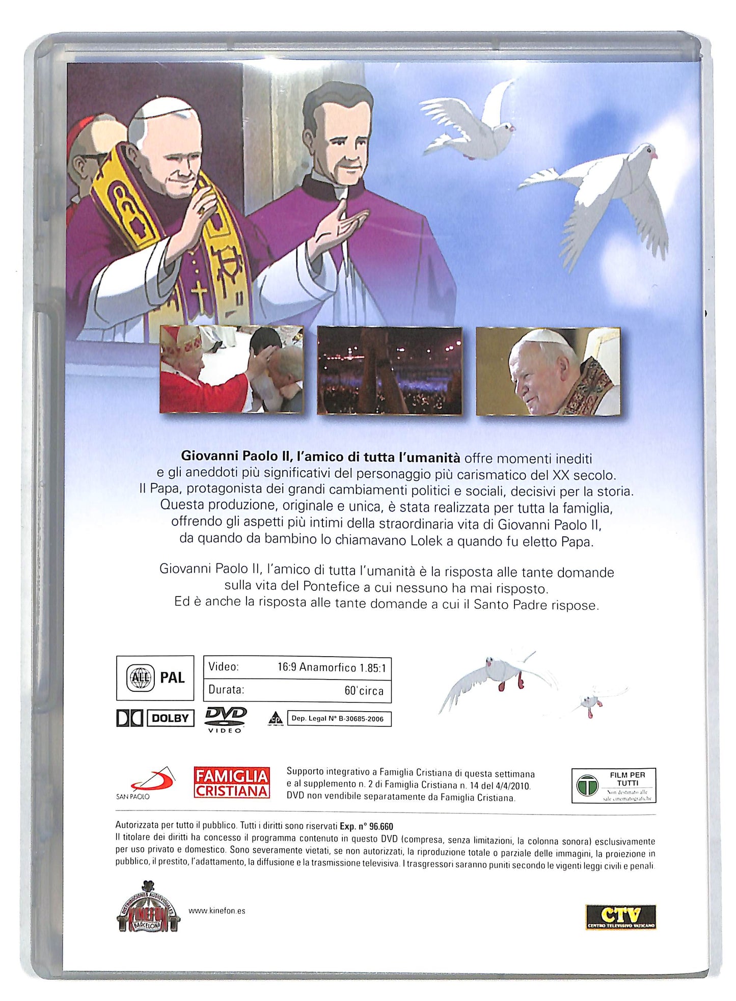 EBOND Giovanni Paolo II - L'amico di tutta l'umanita EDITORIALE DVD DB601141