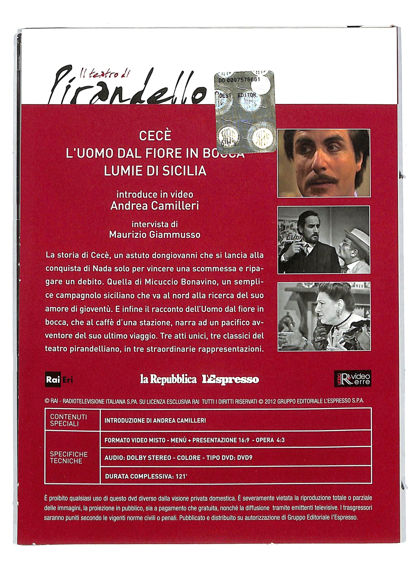 EBOND Cece - l'uomo dal fiore in bocca - lumie di sicilia EDITORIALE DVD DB601158