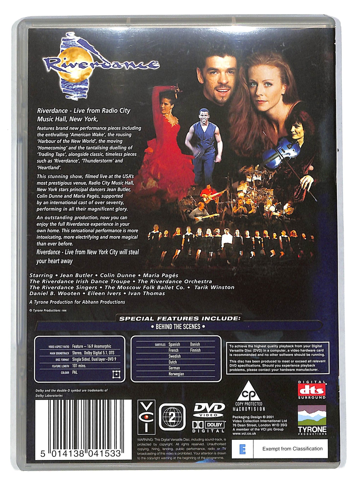 EBOND Riverdance - Live From New York City EDIZIONE UK DVD DB601303