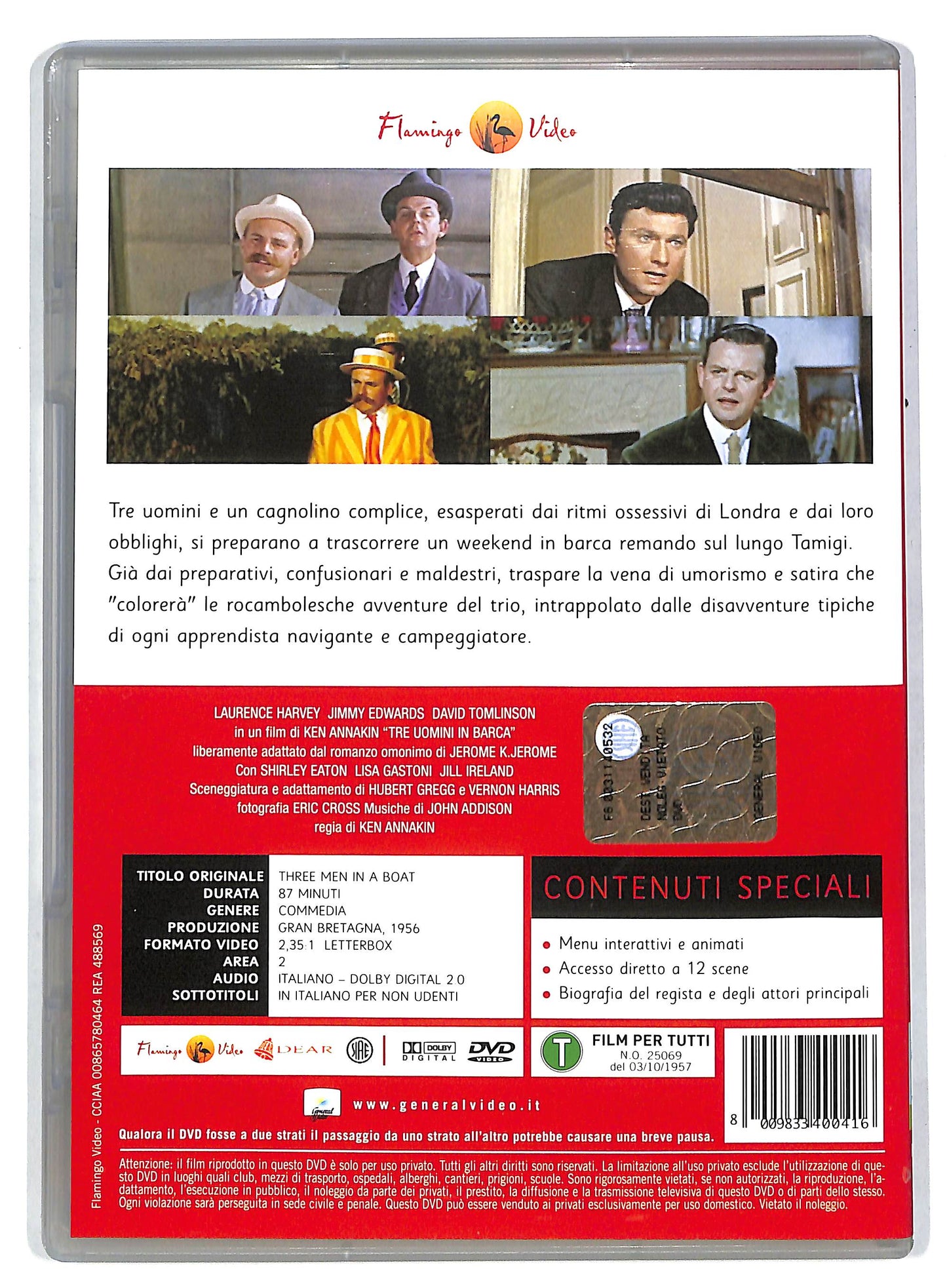 EBOND Tre uomini in barca DVD DB601307