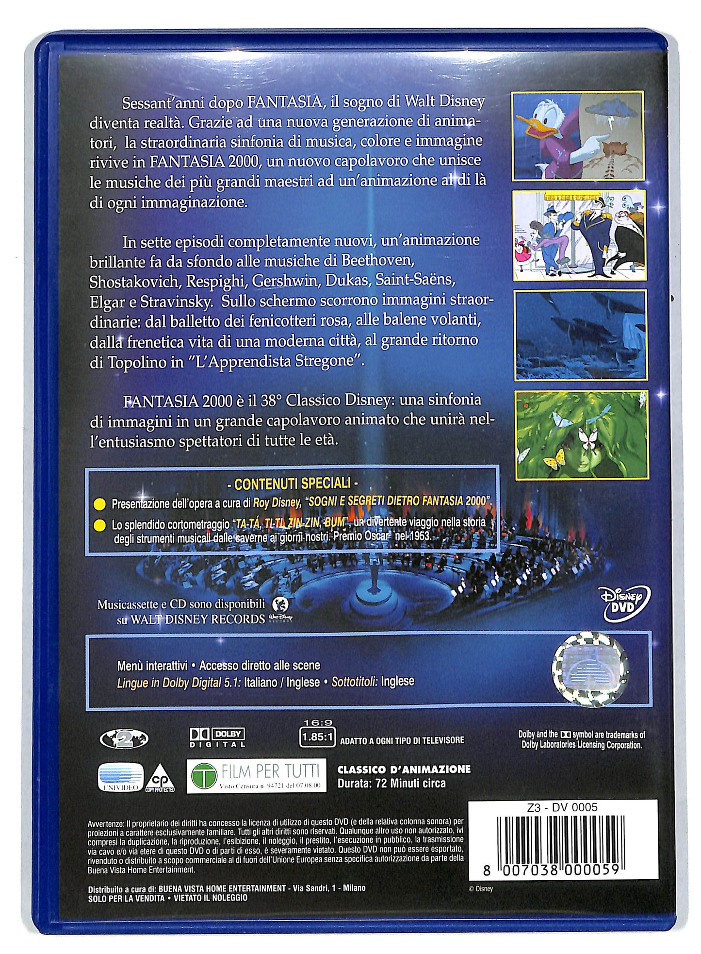 EBOND Fantasia 2000 DVD DB601328