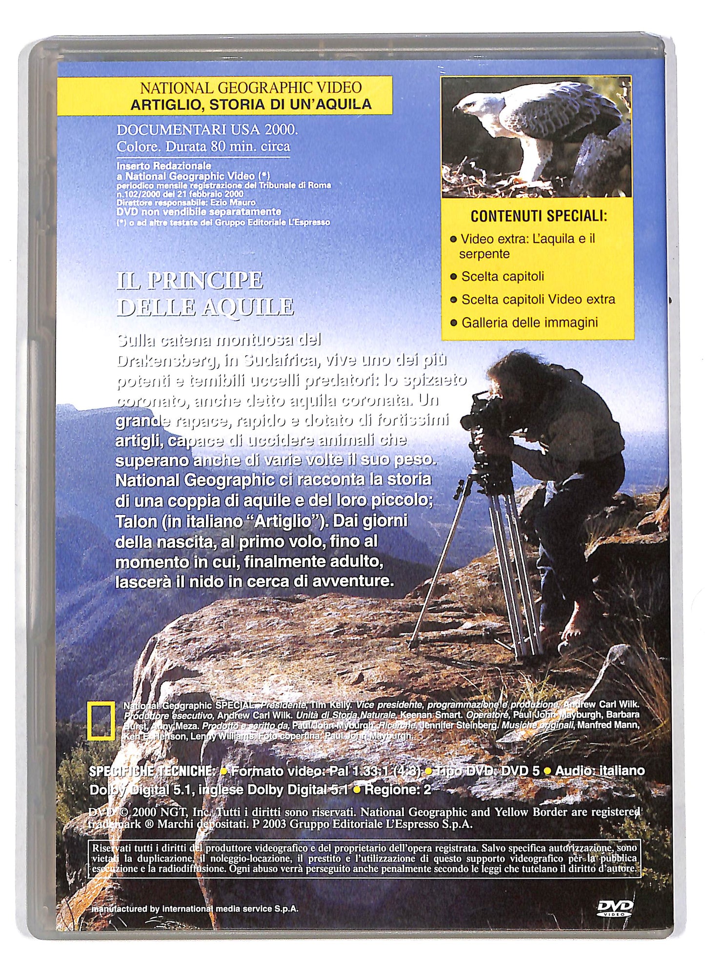 EBOND Artiglio Storia di un'Aquila Vol 9 EDITORIALE DVD DB601360