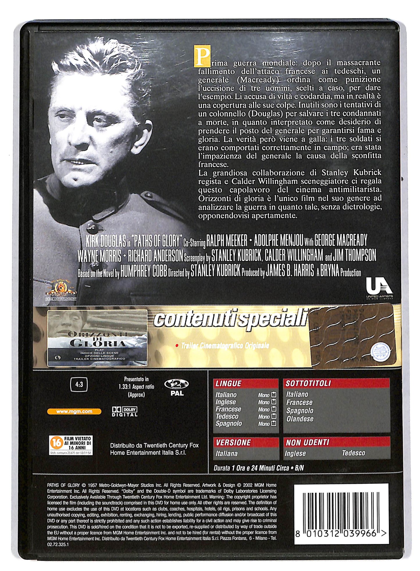 EBOND Orizzonti di gloria DVD DB601362
