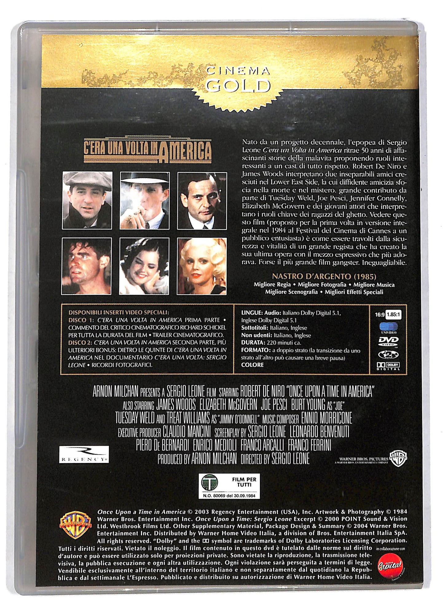 EBOND C'era una volta in America EDITORIALE DVD DB601363