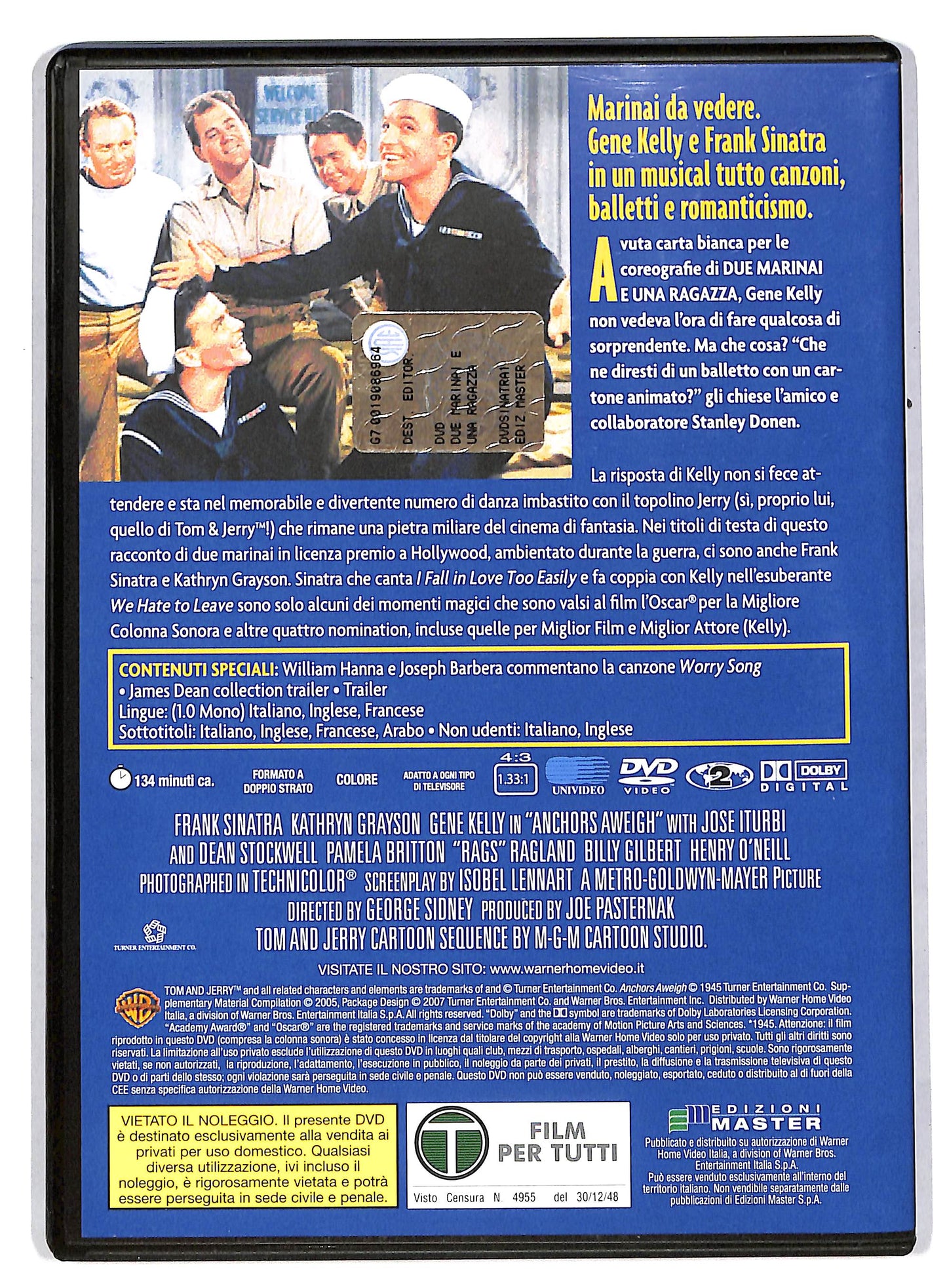 EBOND Due marinai e una ragazza (Canta che ti passa) EDITORIALE DVD DB601366