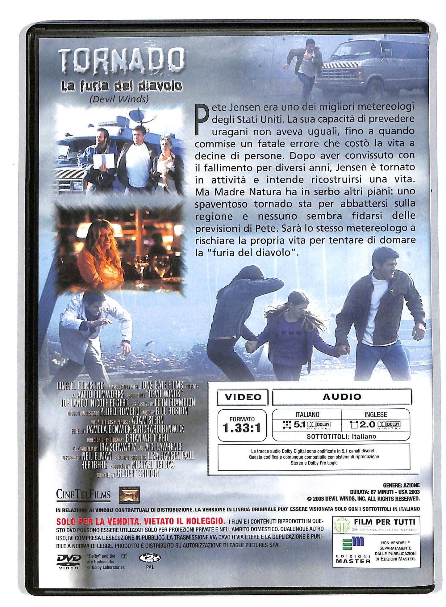 EBOND Tornado - La Furia Del Diavolo EDITORIALE DVD DB601603