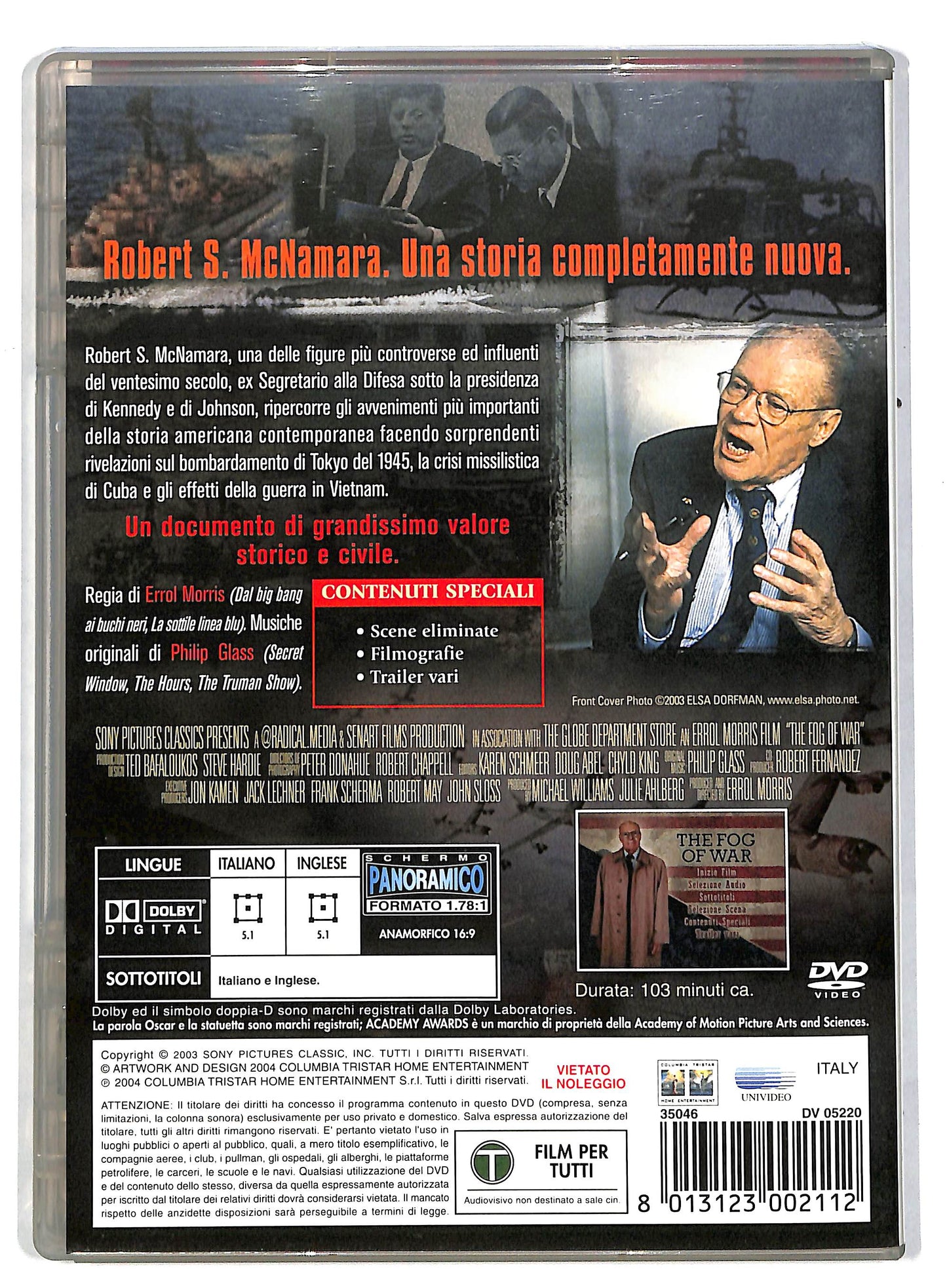 EBOND Fog of War - La Guerra Secondo Robert Mcnamara DVD DB601613