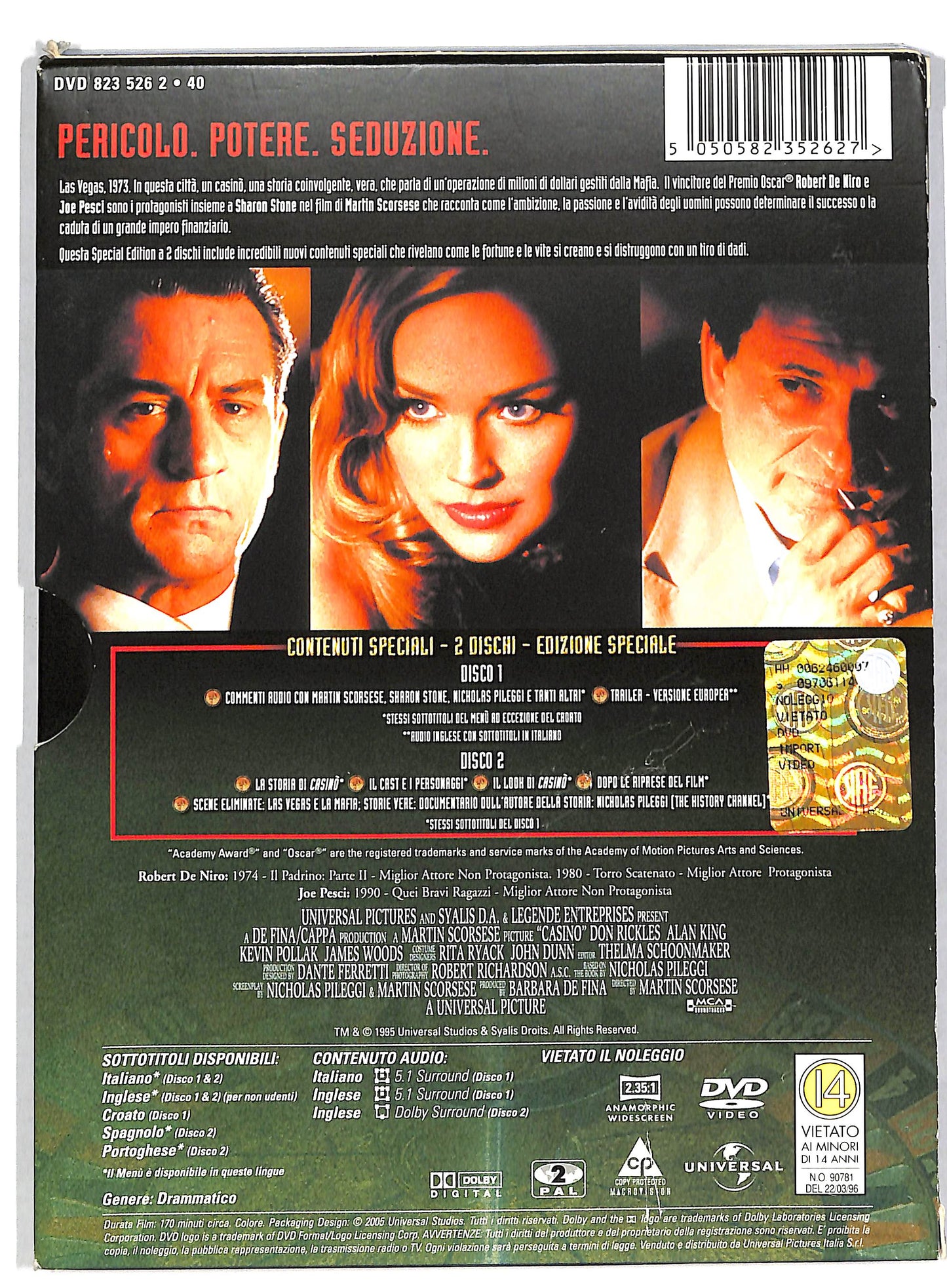 EBOND Casino (2 dischi) EDIZIONE SPECIALE DIGIPACK DVD DB601628