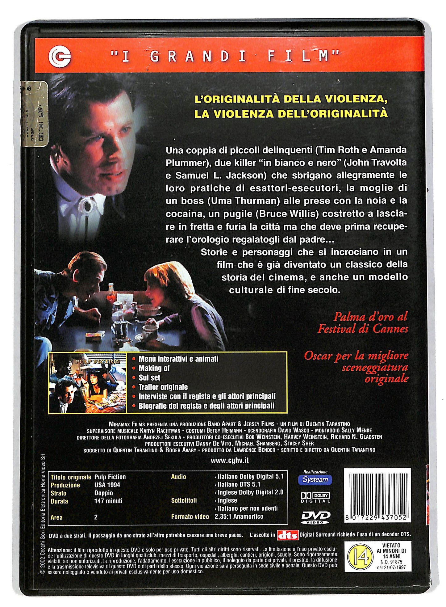 EBOND Pulp Fiction DVD DB601629