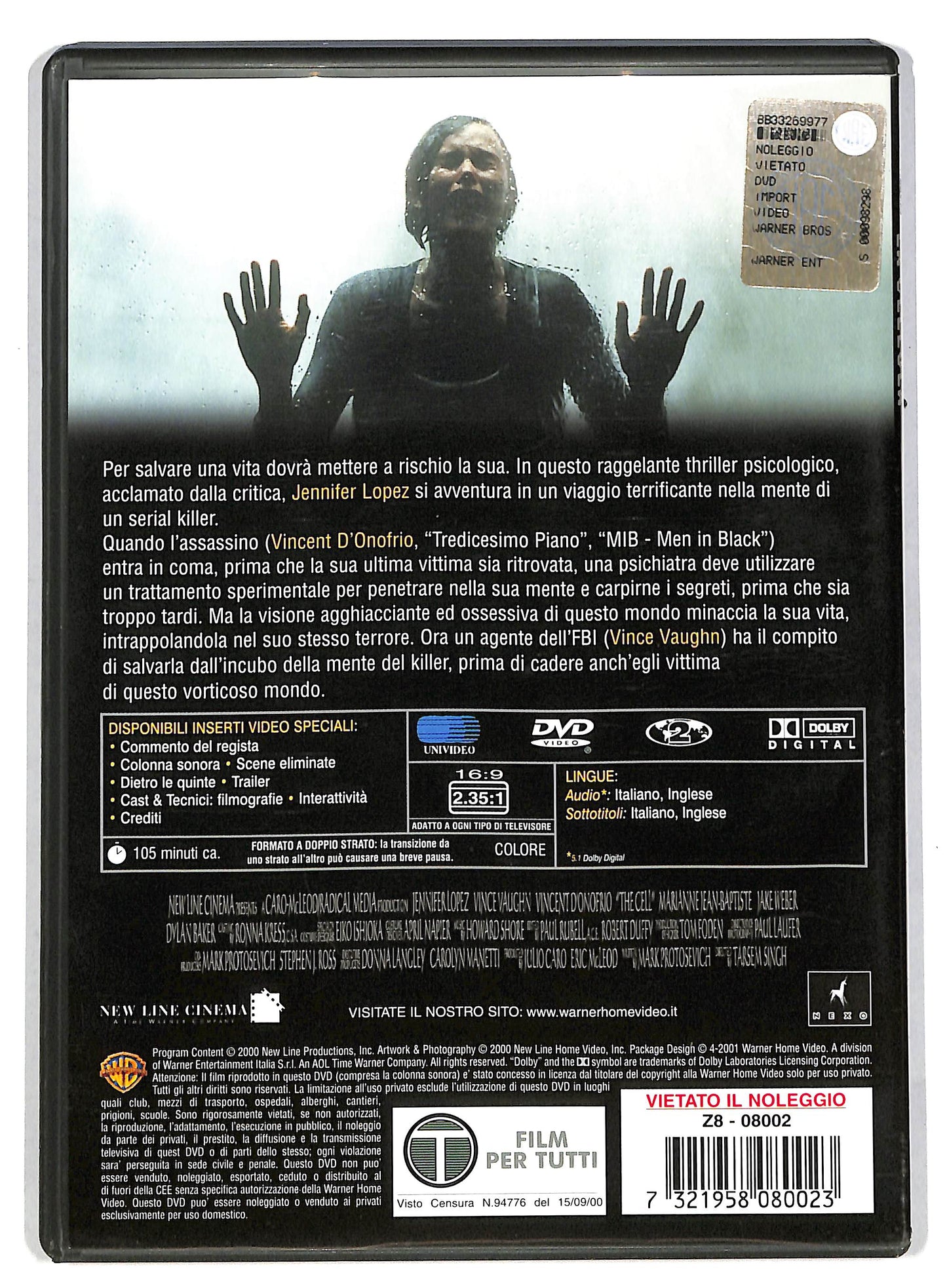 EBOND The Cell - La cellula DVD DB601631