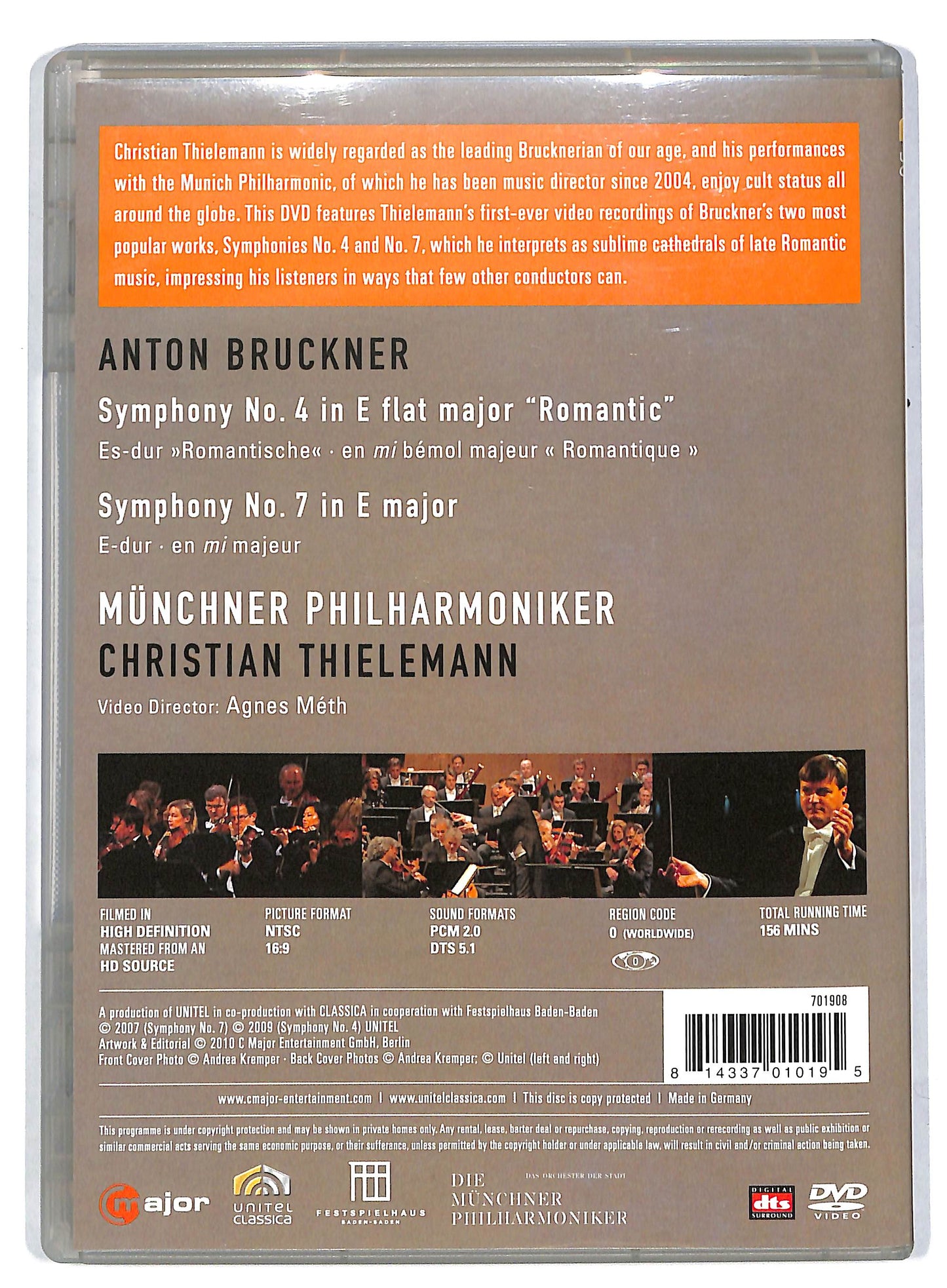 EBOND Christian Thielemann symphony 4 romantic DVD DB601635