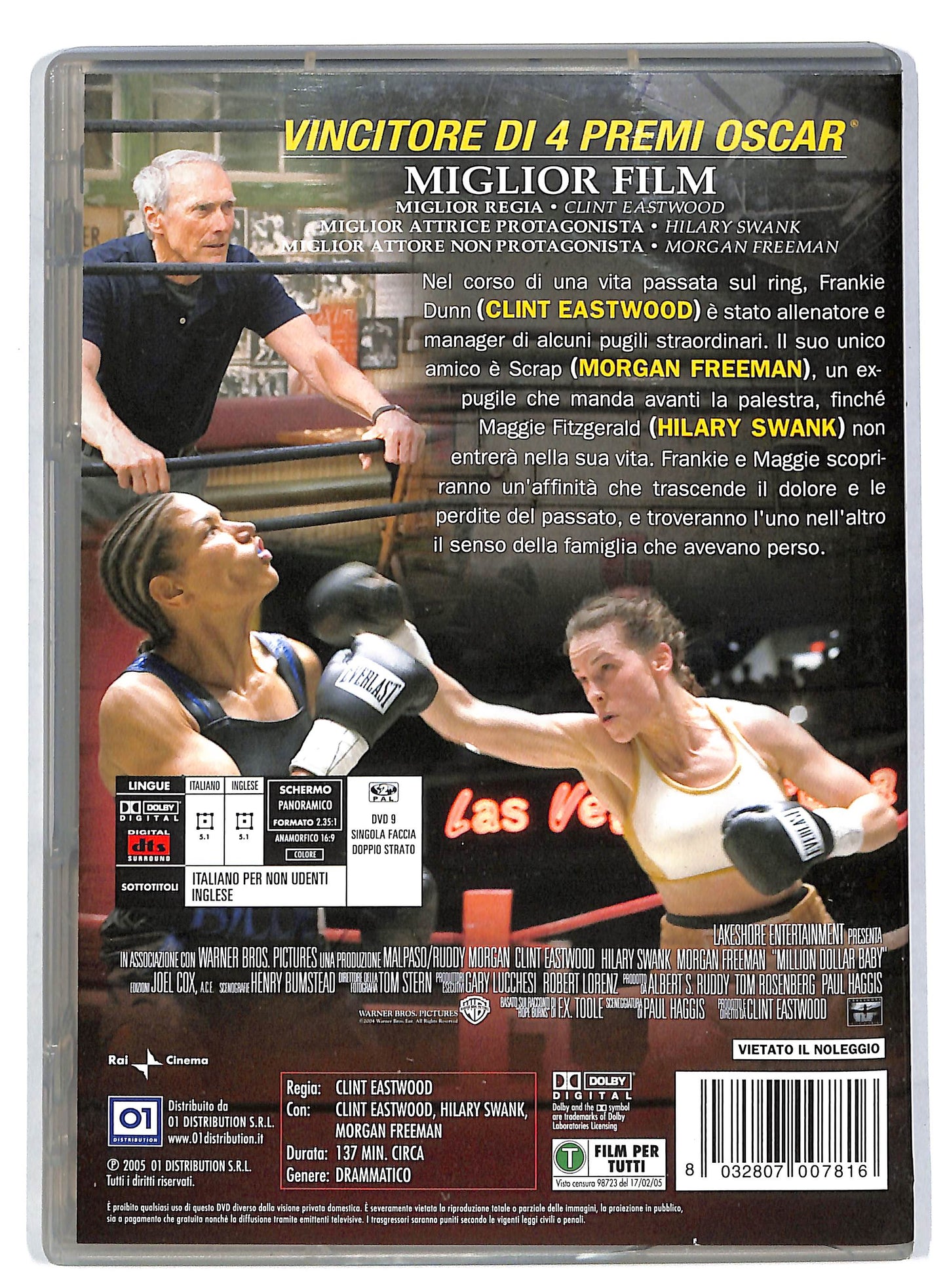 EBOND Million dollar baby DVD DB601641