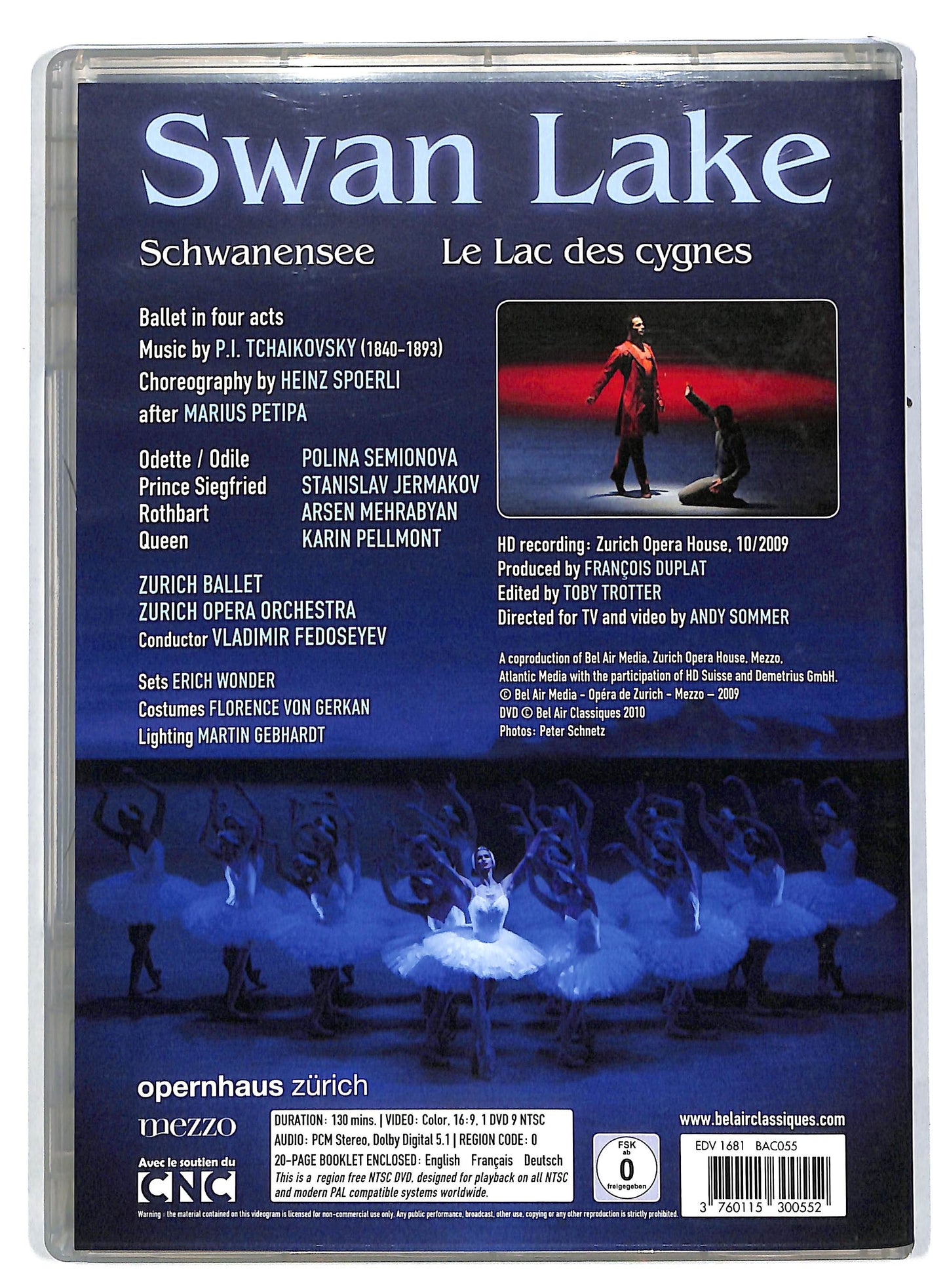 EBOND Swan lake - tchaikovsky DVD DB601650
