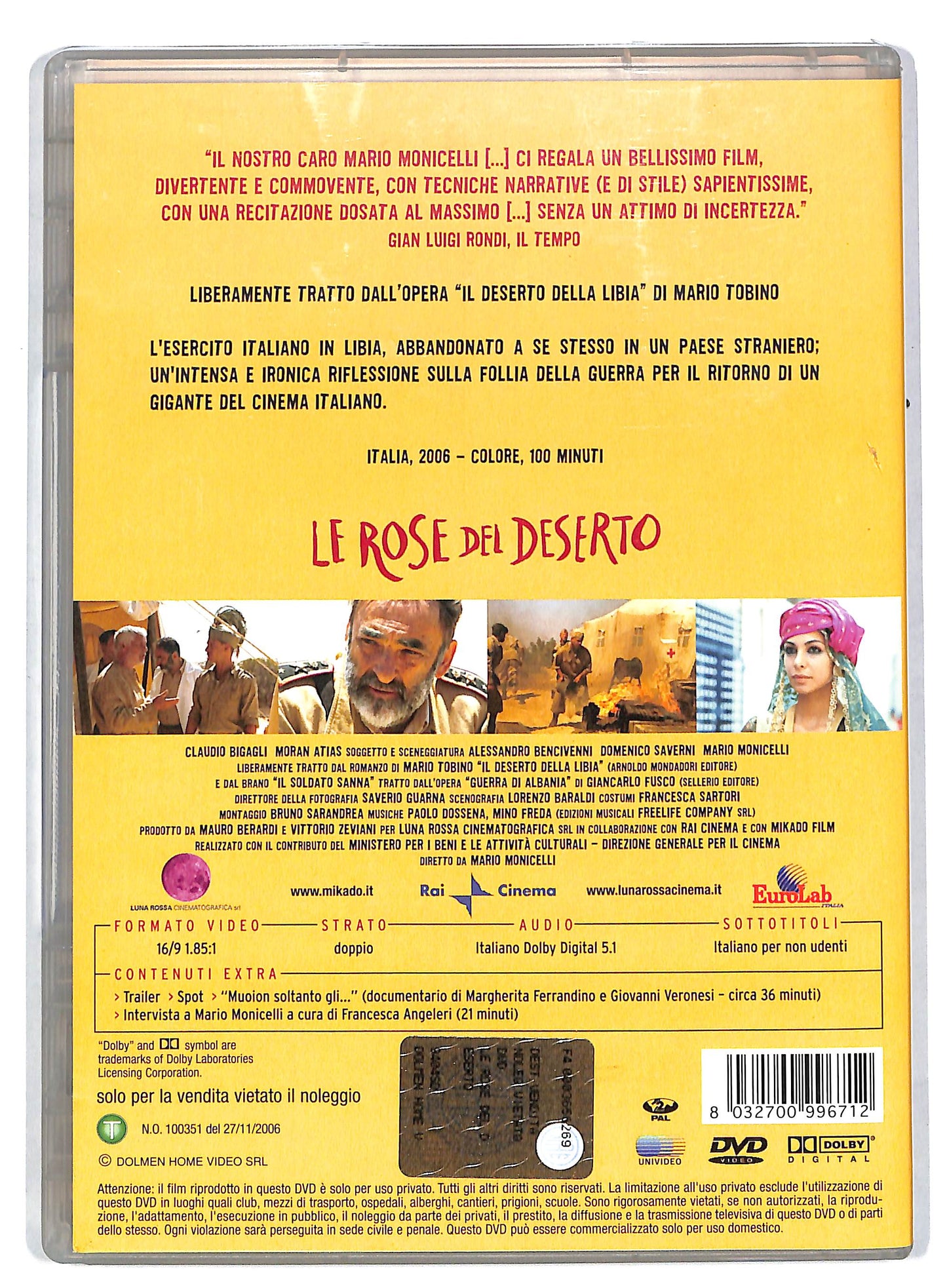 EBOND Le rose del deserto DVD DB601658