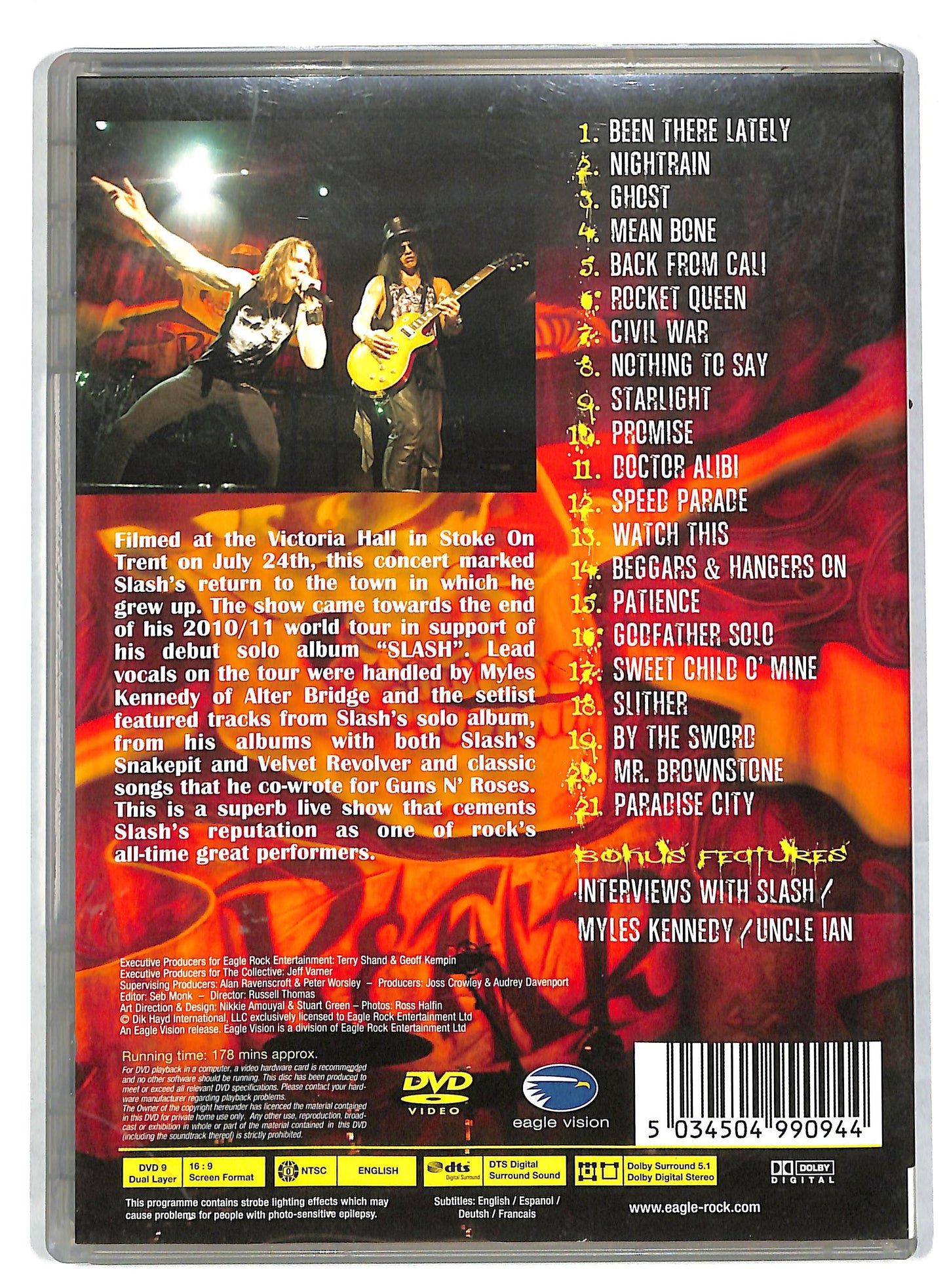 EBOND Slash - Made In Stoke 24 - 7- 11 DVD DB601911