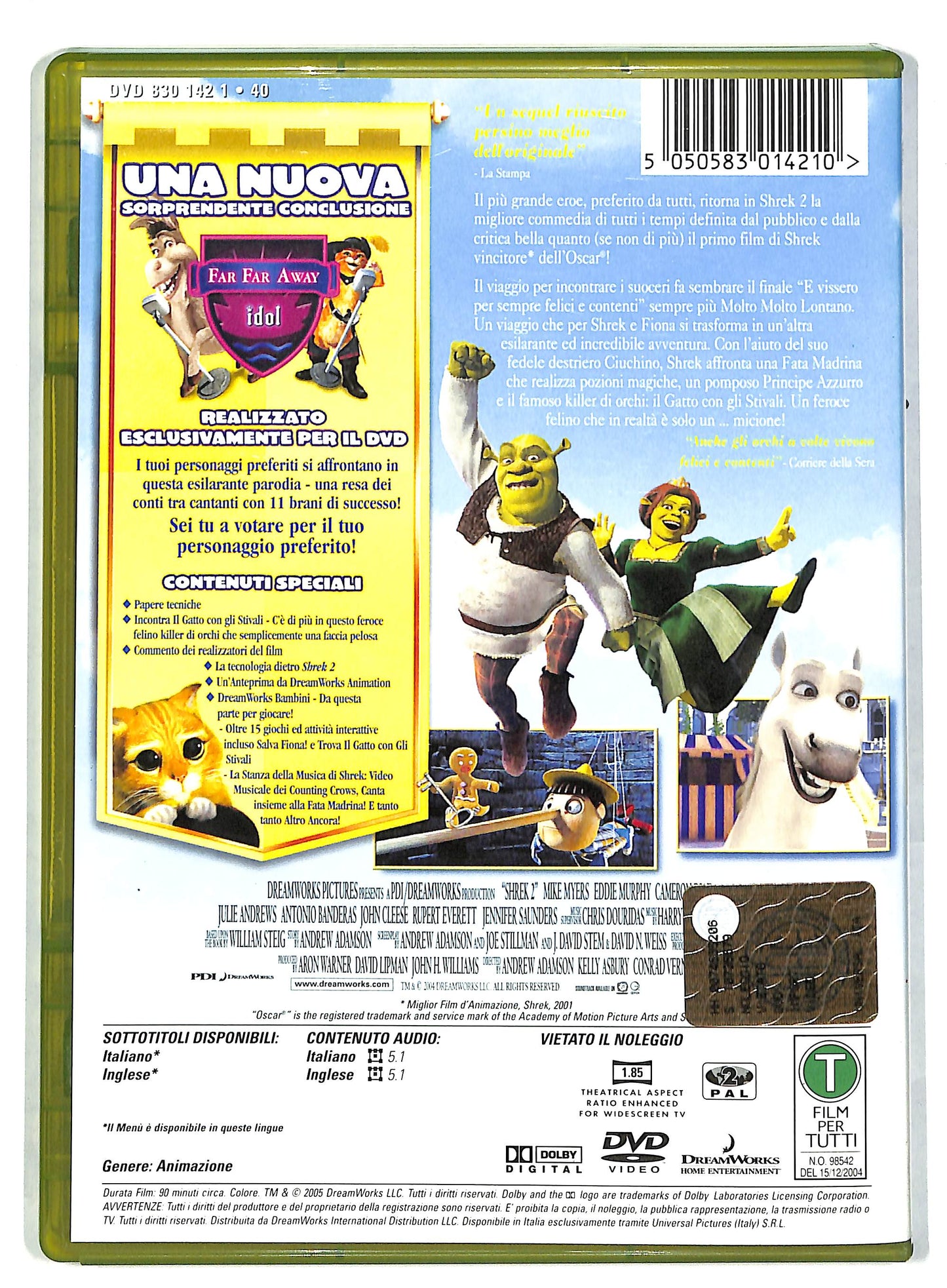 EBOND Shrek 2 DVD DB601922