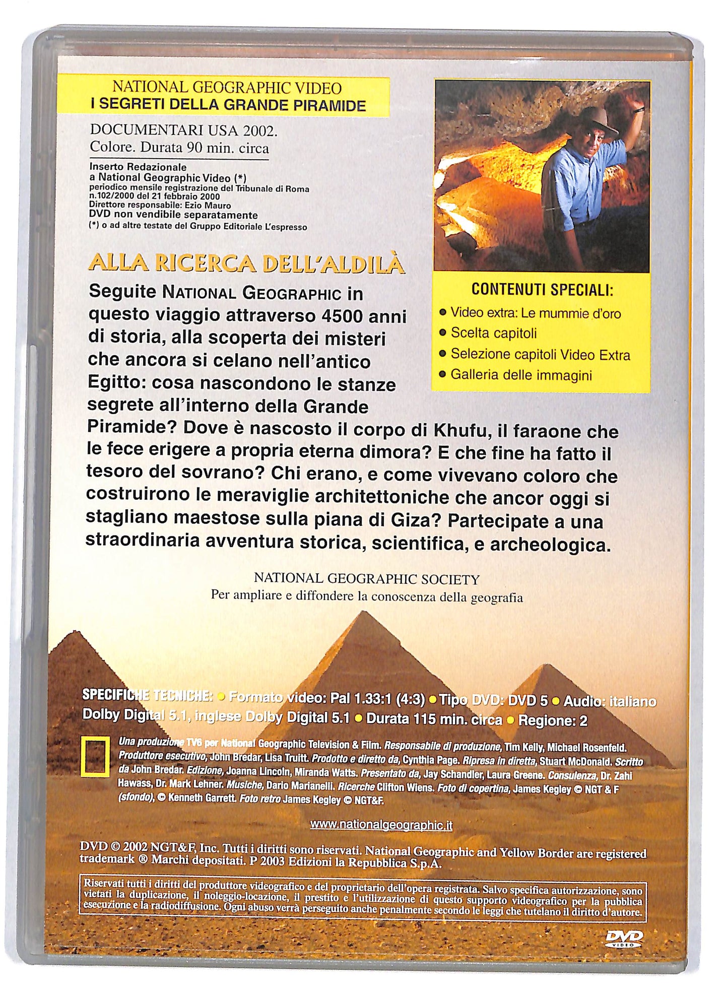 EBOND I segreti della grande piramide Vol 1 EDITORIALE DVD DB601929