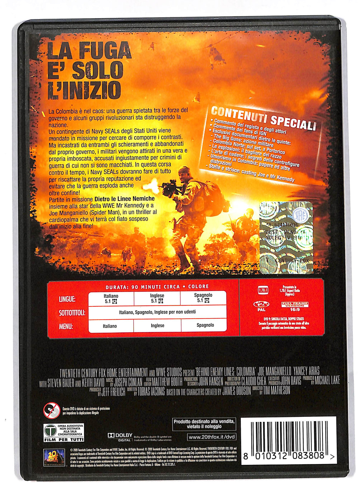 EBOND Dietro le linee nemiche III - Missione Colombia DVD DB602127
