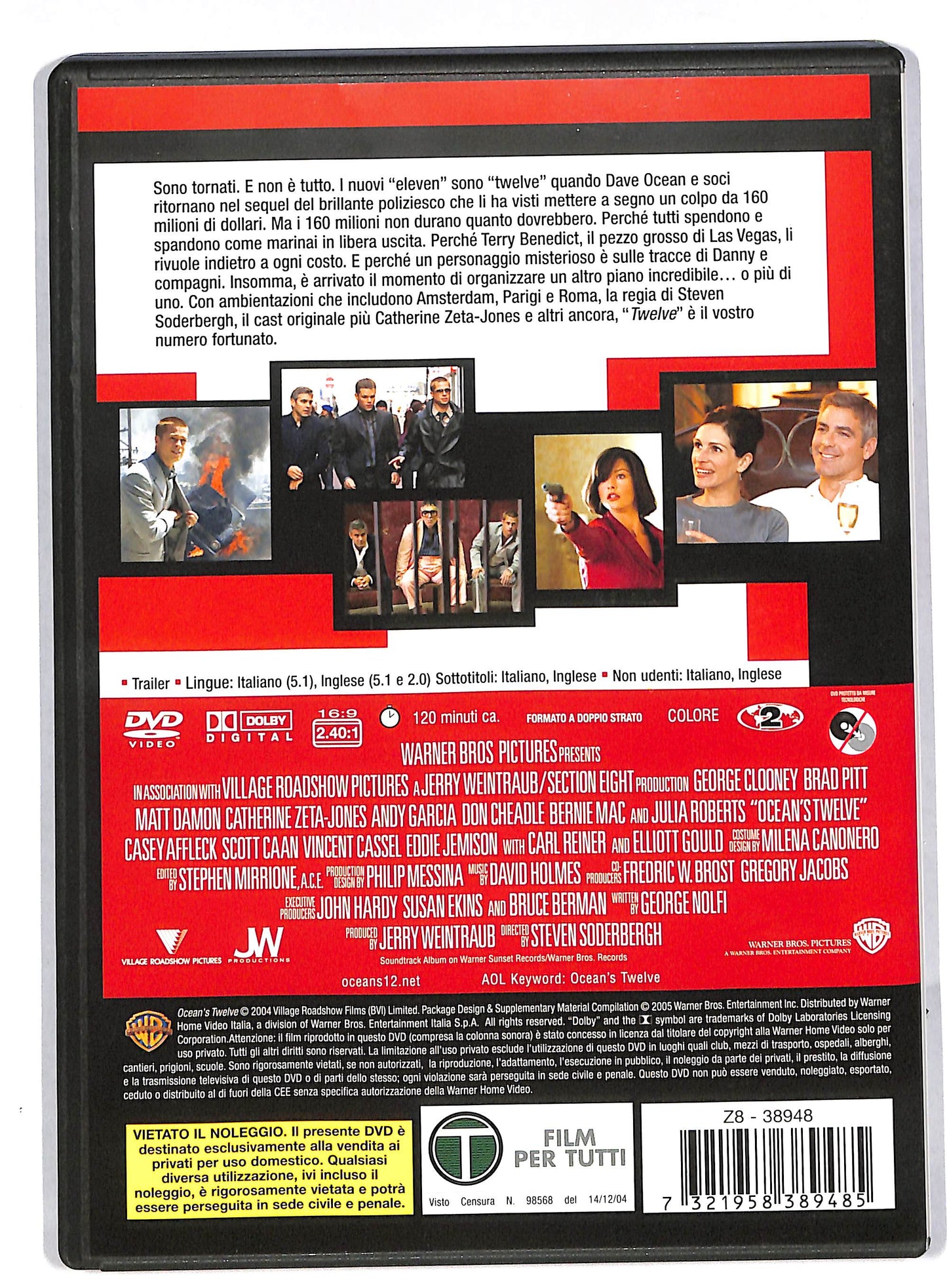 EBOND Ocean's twelve DVD DB602135