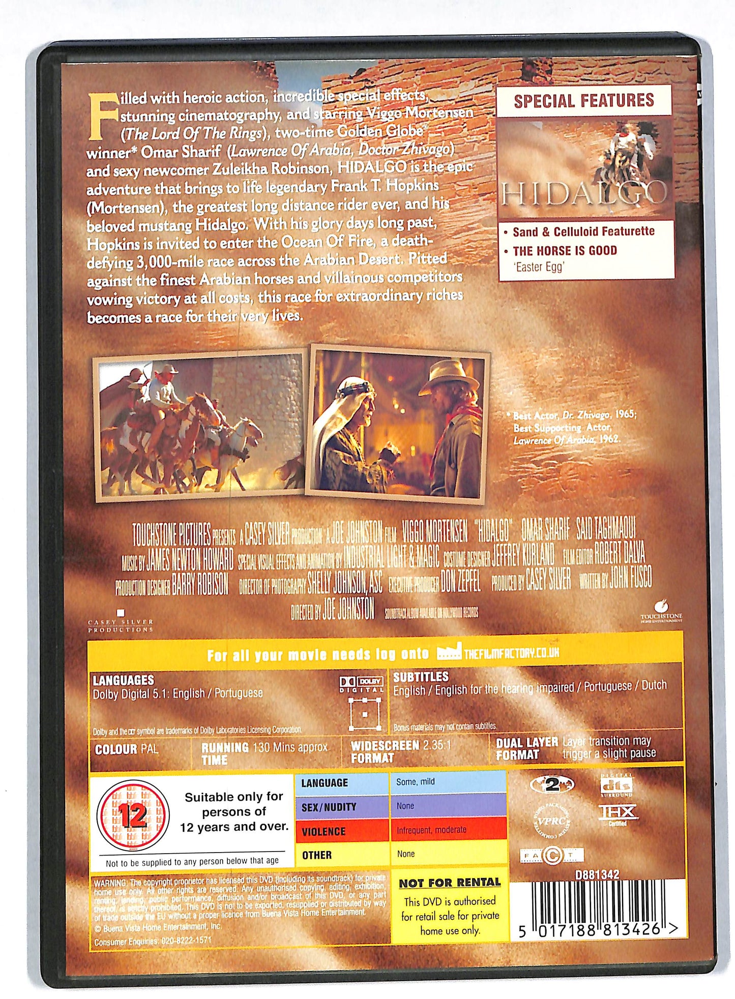 EBOND Hidalgo EDIZIONE UK DVD DB602408