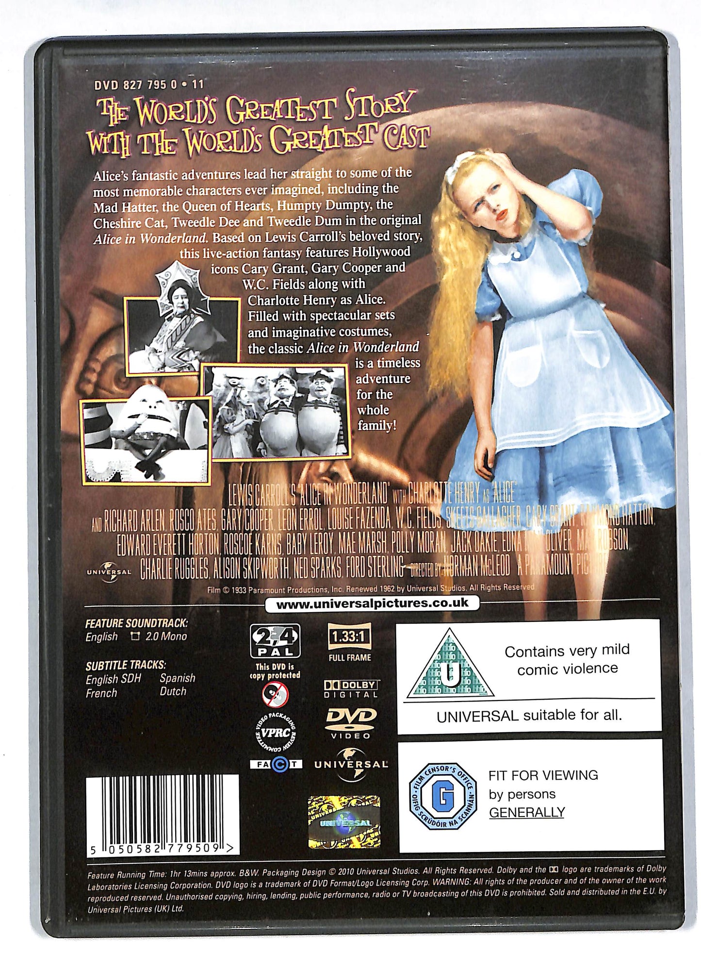 EBOND Alice In Wonderland EDIZIONE UK DVD DB602413