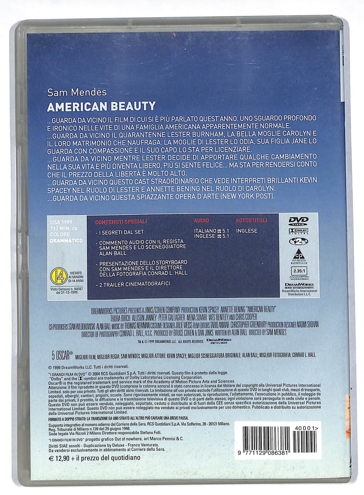EBOND American Beauty EDITORIALE DVD DB602414