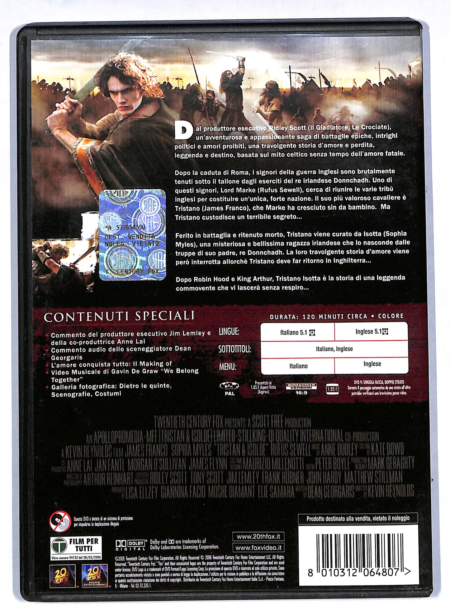 EBOND Tristano e Isotta DVD DB602452
