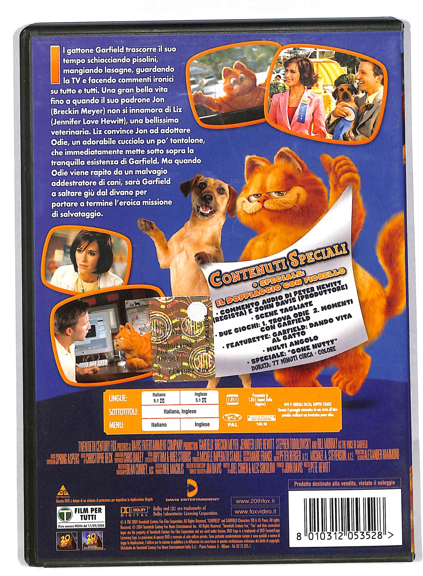 EBOND Garfield - Il Film DVD DB602466