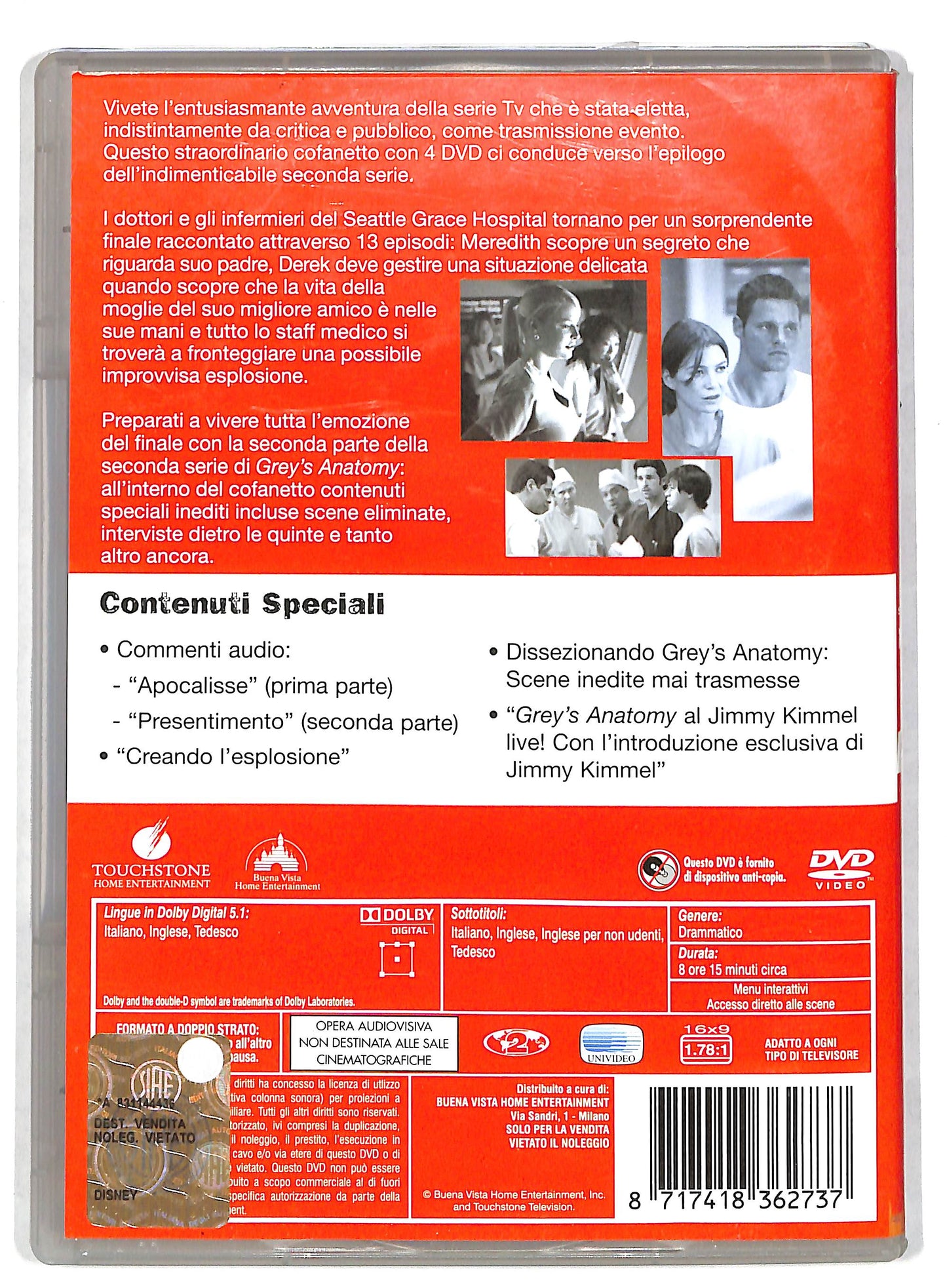 EBOND Grey's anatomy stagione 02 vol 02 Episodi 15 - 27 DVD DB602830