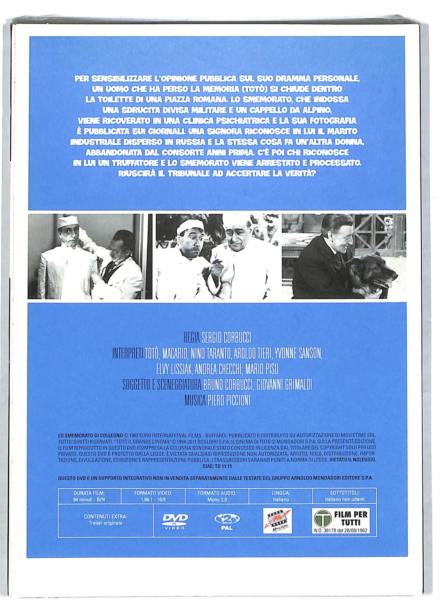 EBOND Lo smemorato di Collegno EDITORIALE DVD DB602841