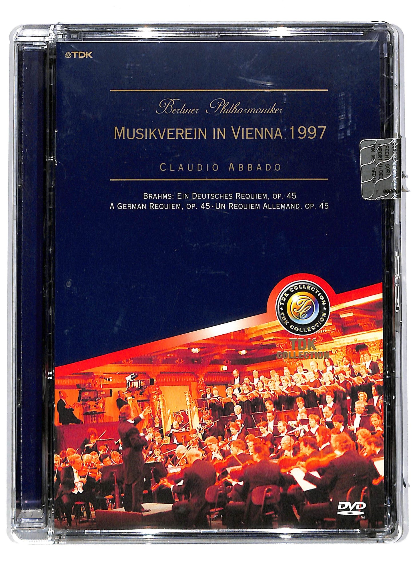 EBOND Musikverein in Vienna 1997 - Claudio abbado SJB DVD DB603104