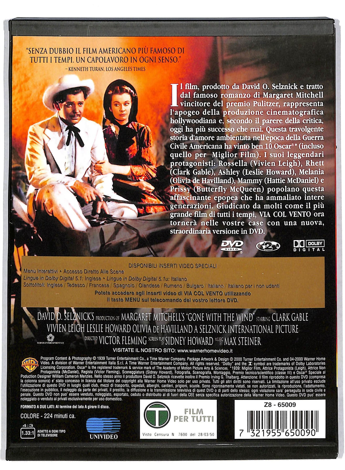 EBOND Via Col Vento SNAPPER DVD DB603119