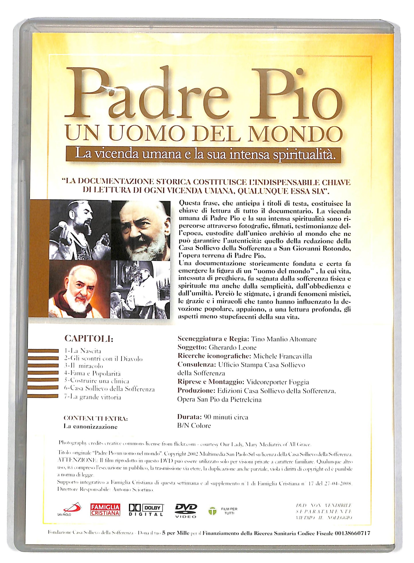 EBOND Padre pio un uomo del mondo EDITORIALE DVD DB603126