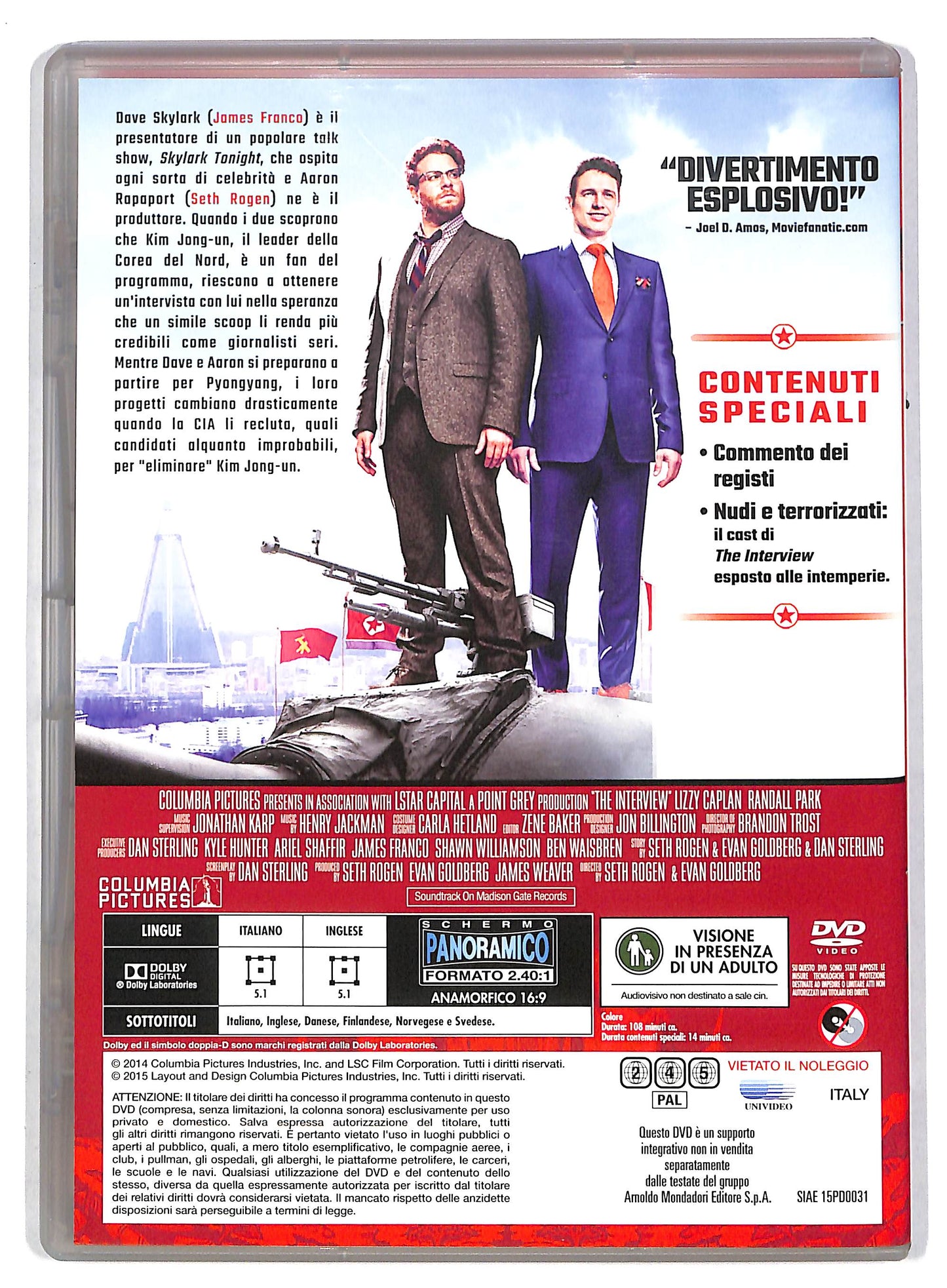 EBOND The Interview EDITORIALE DVD DB603135