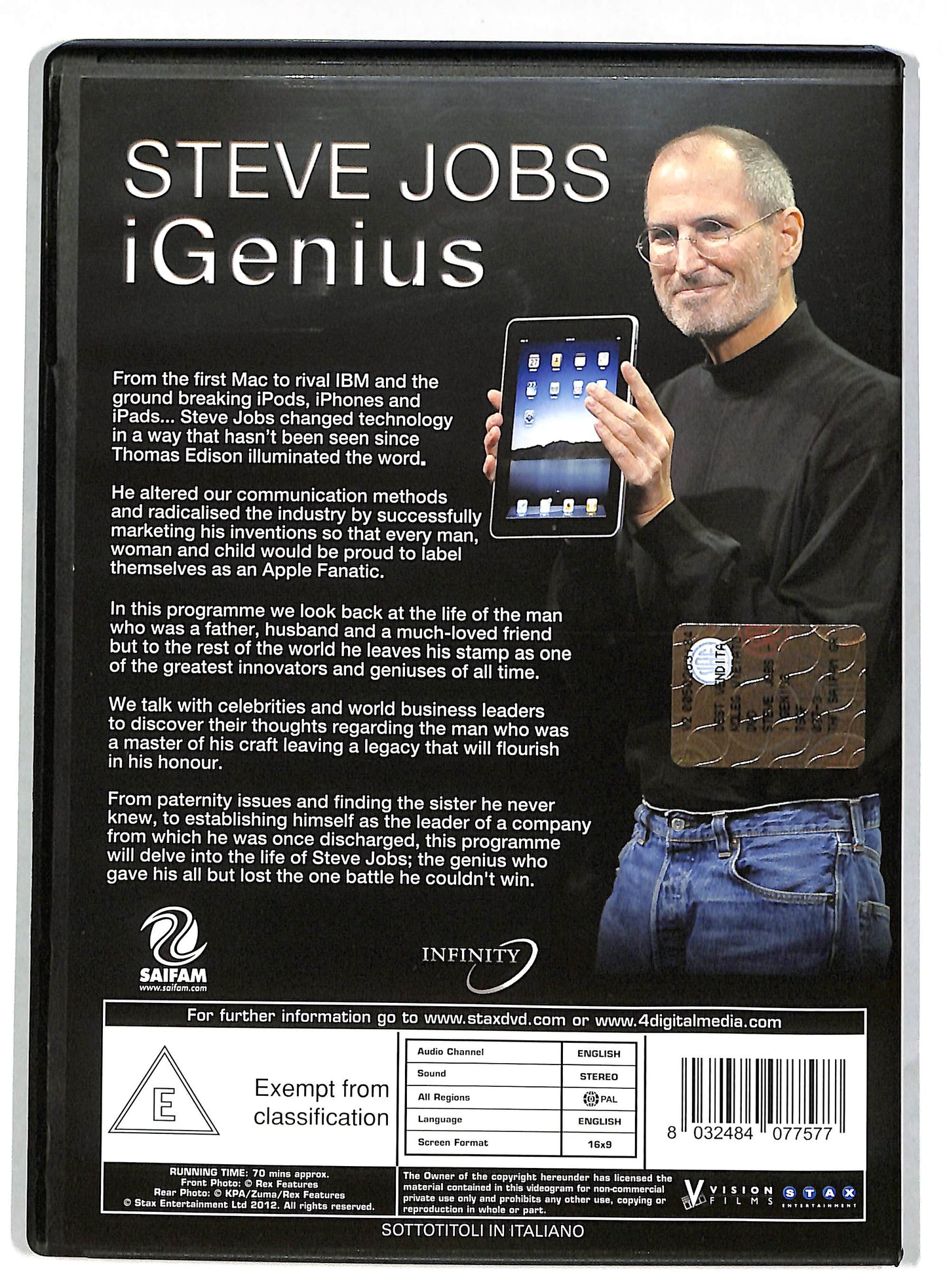 EBOND Steve Jobs - i genius (no ita) DVD DB603142