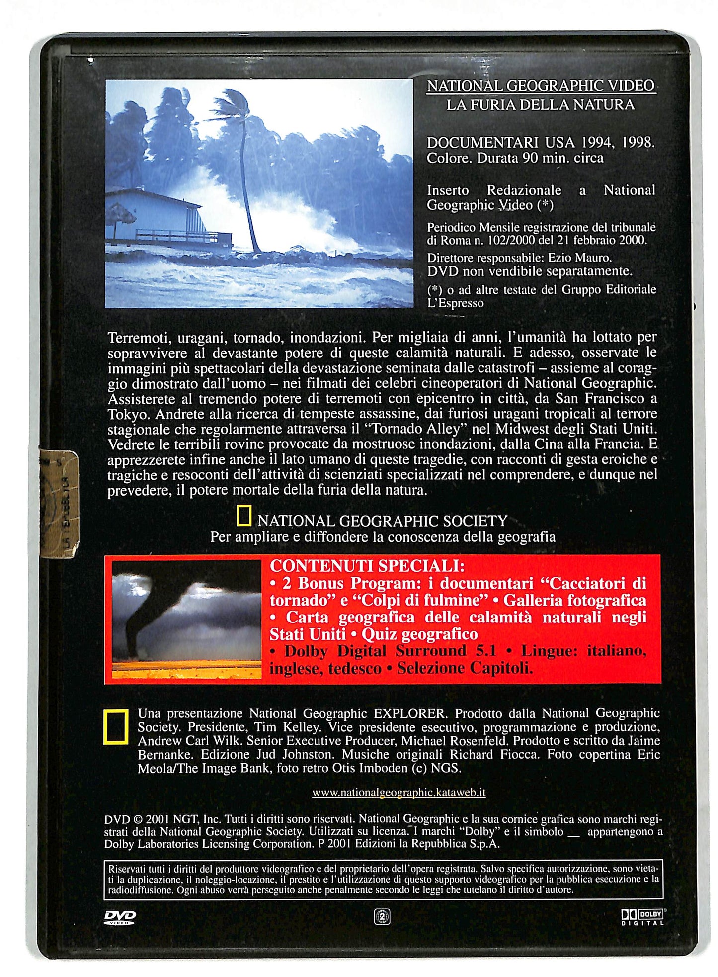 EBOND La furia della natura EDITORIALE DVD DB603202