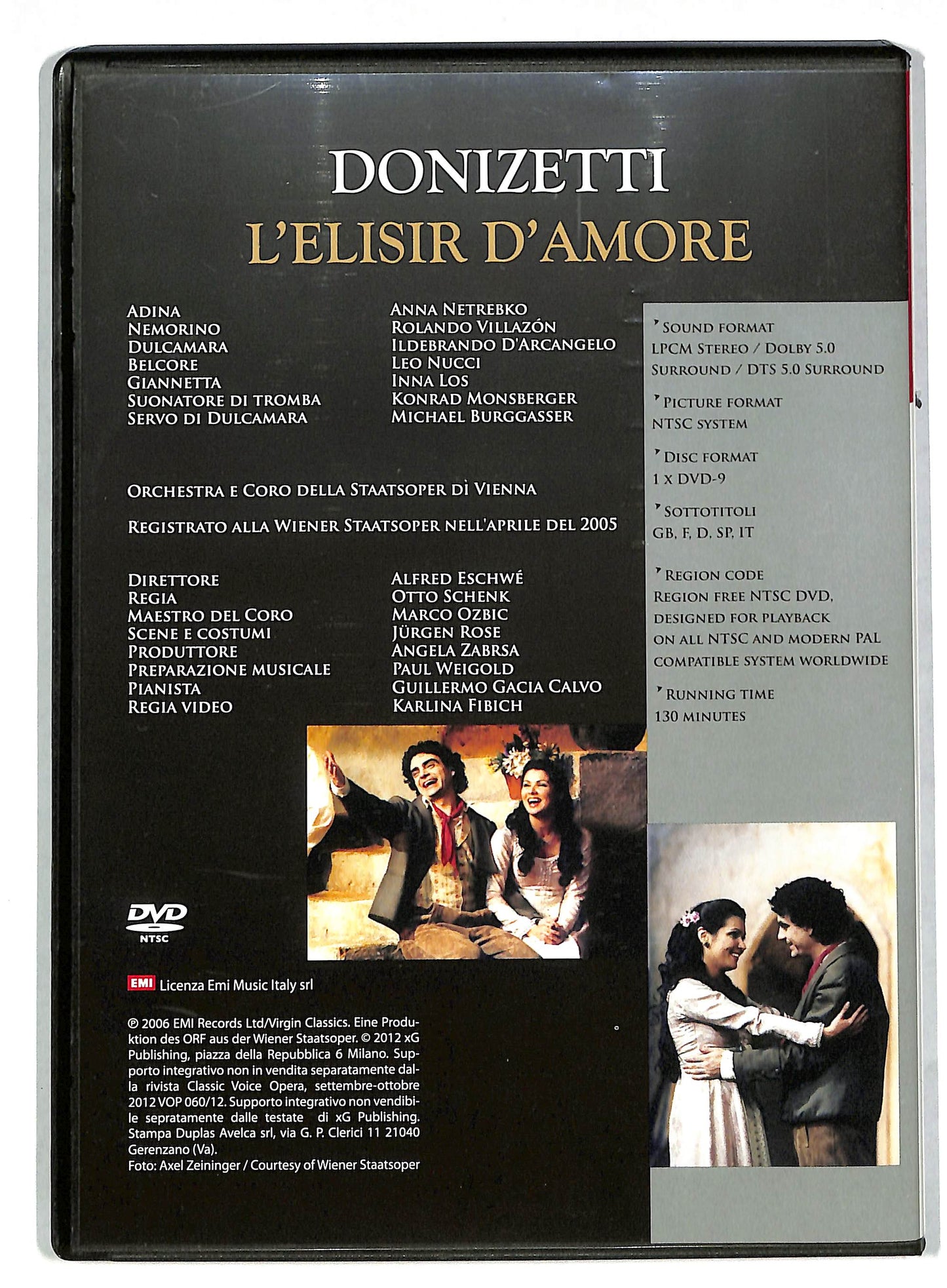 EBOND Donizetti - l'elisir d'amore vol 60 EDITORIALE DVD DB603228