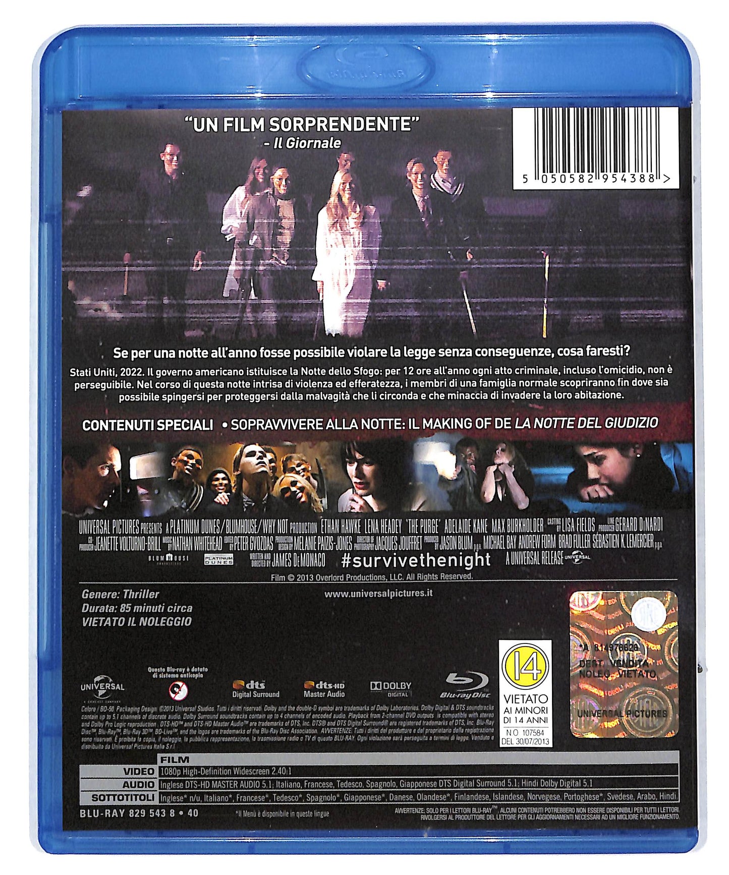 EBOND La notte del giudizio BLURAY DB604109