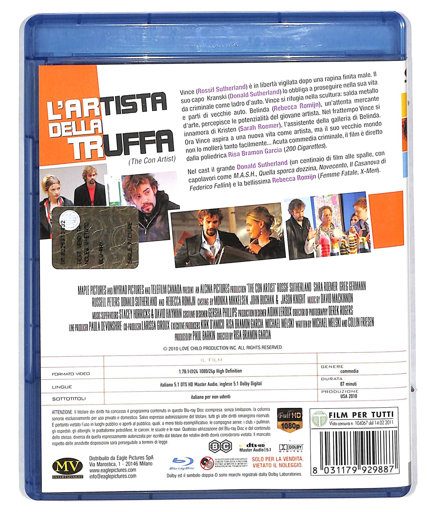 EBOND L'artista della truffa BLURAY DB604176