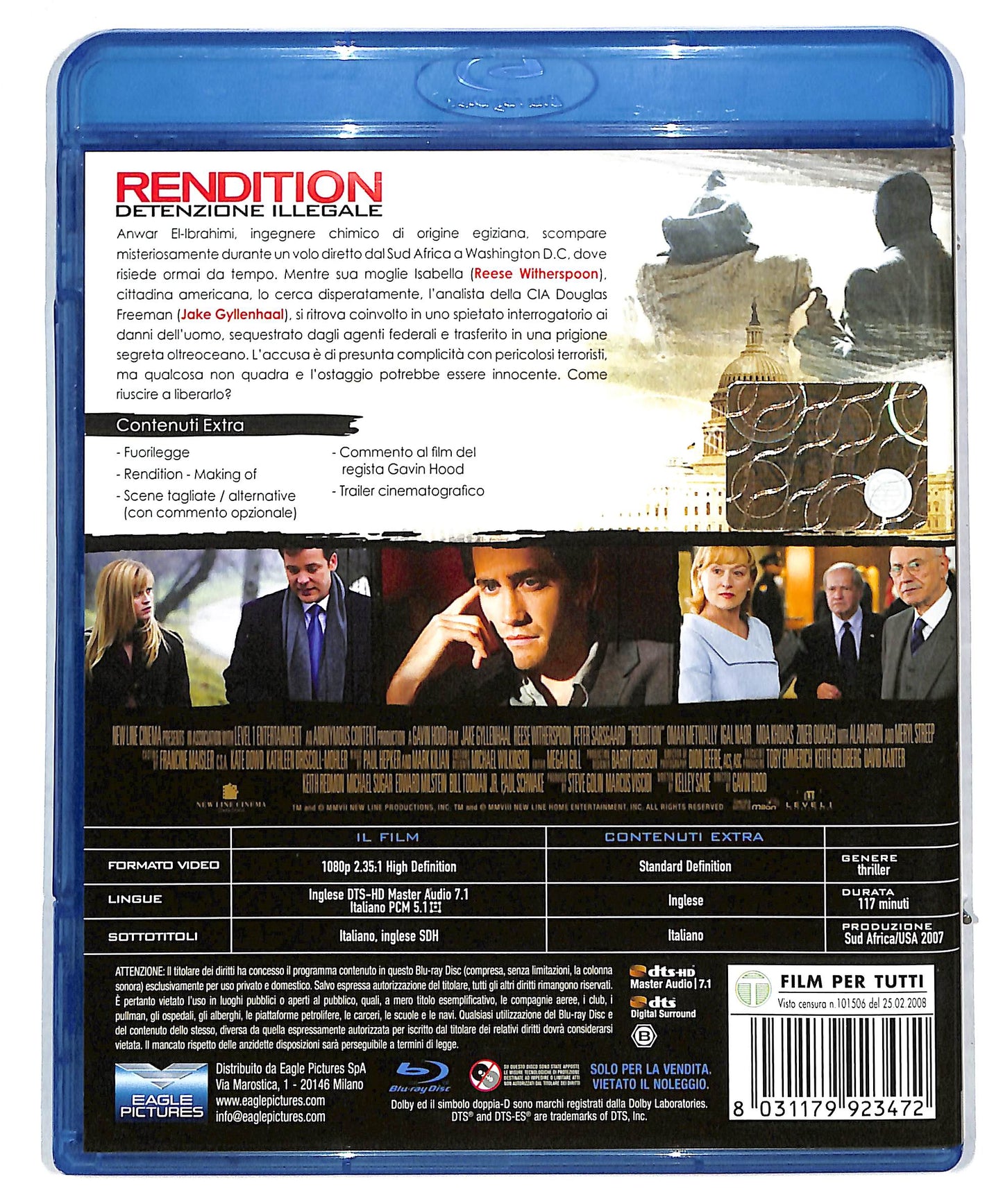 EBOND Rendition - detenzione illegale BLURAY DB604339