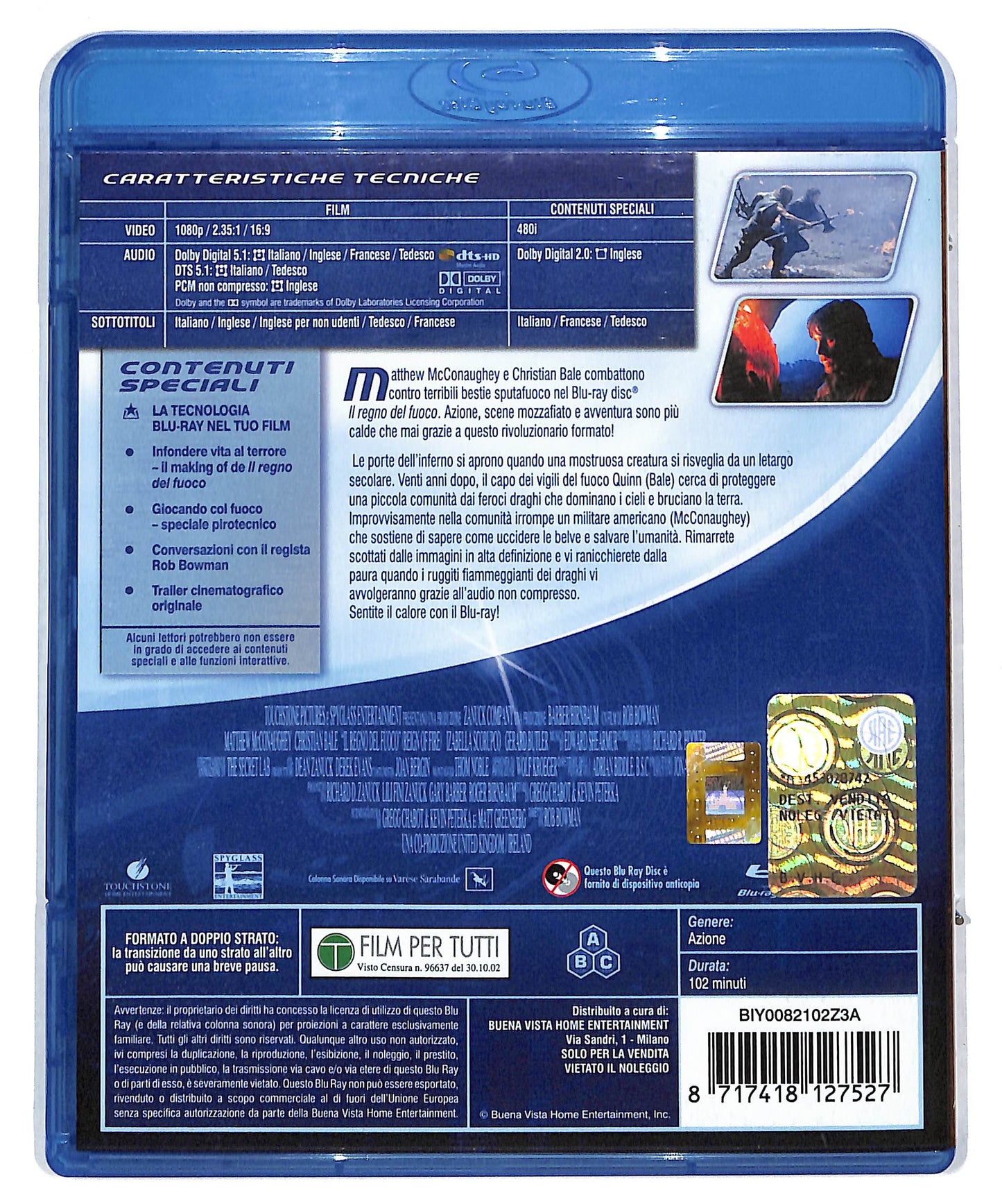 EBOND Il Regno Del Fuoco BLURAY DB604350