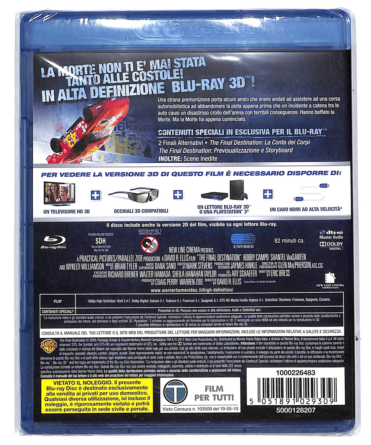 EBOND Final Destination 3D -BLURAY 3D + BLURAY DB604634