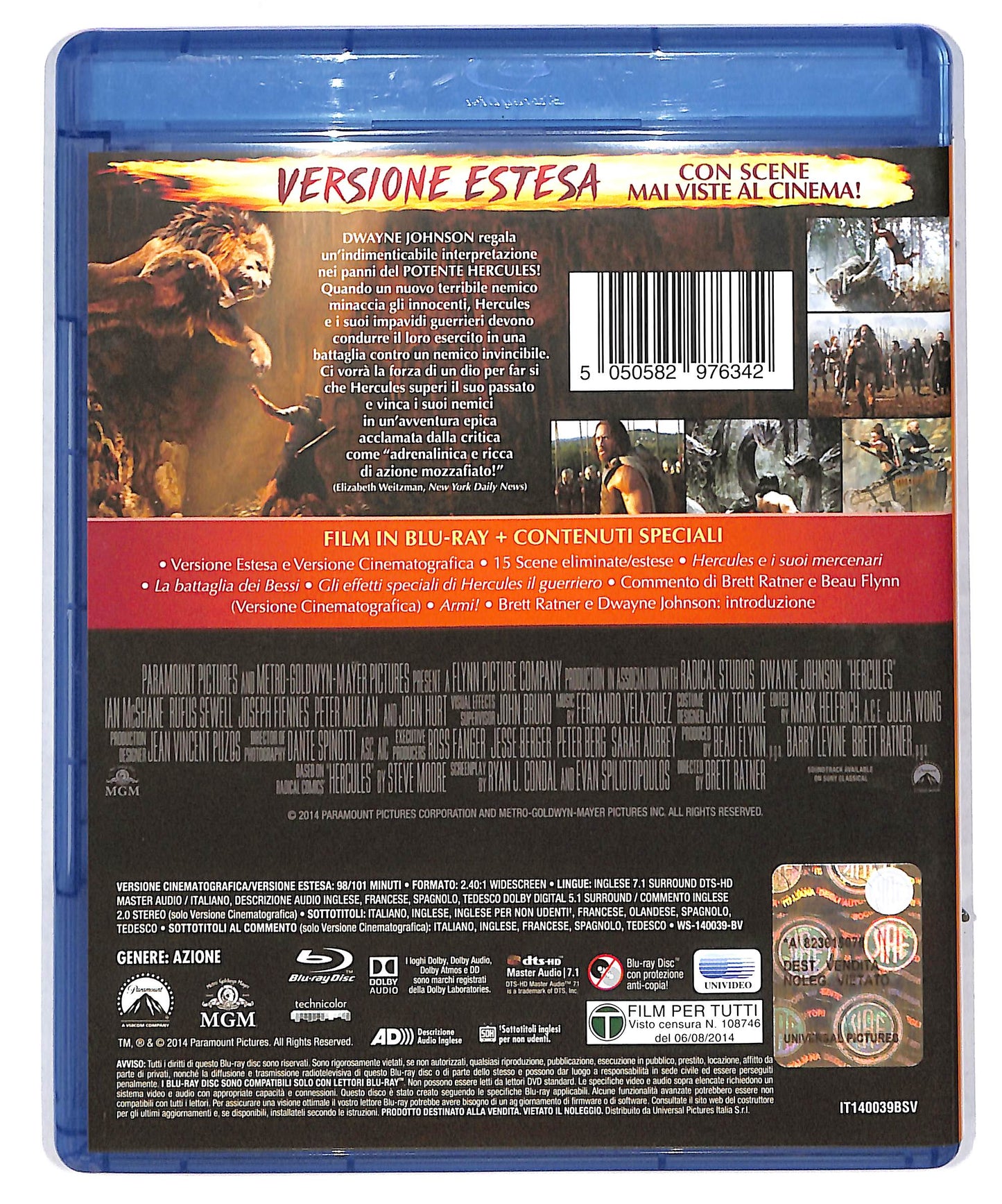 EBOND Hercules - il guerriero Versione estesa BLURAY DB604655