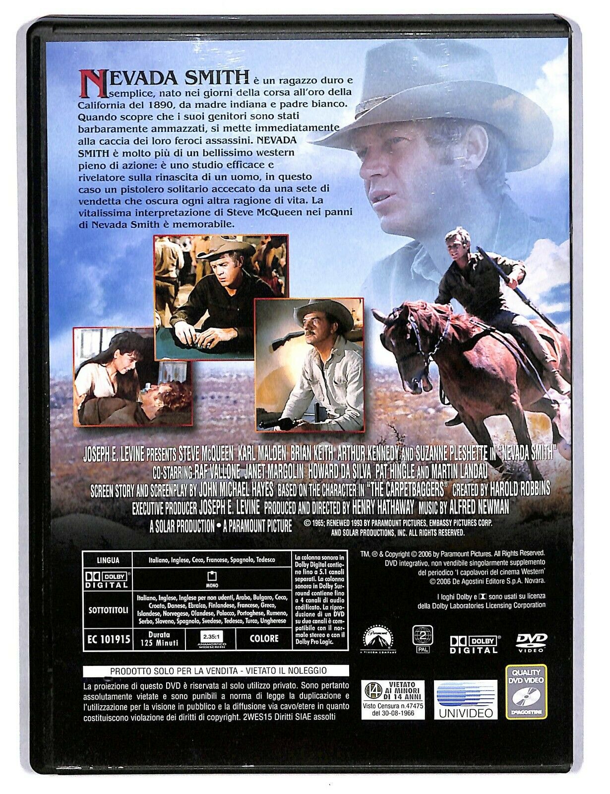 EBOND Nevada Smith Editoriale DVD DB605406