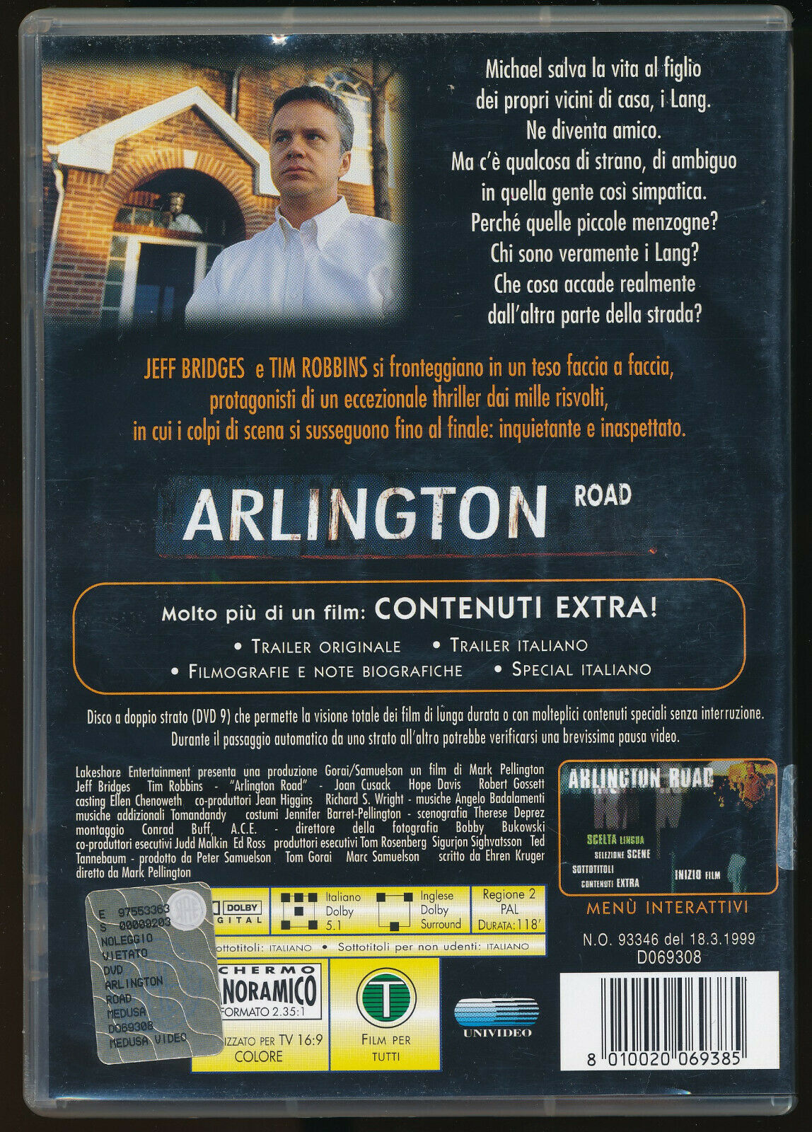 EBOND Arlington Road DVD DB605422