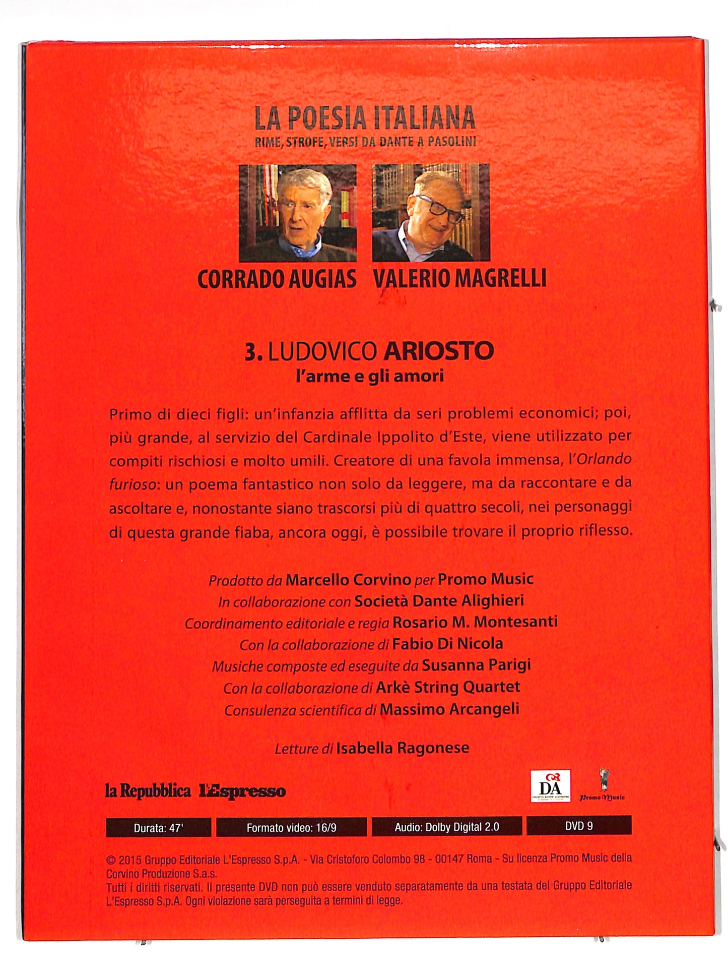 EBOND Ludovico ariosto - l'arme e gli amori vol 3 EDITORIALE DVD DB605632